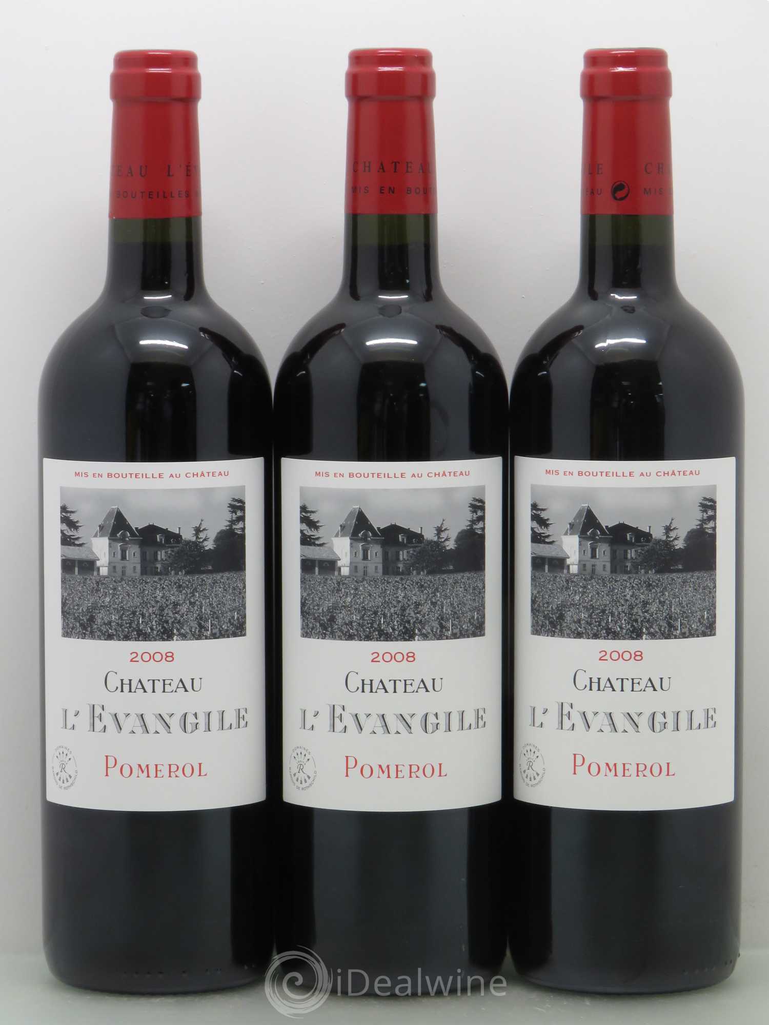 Château l' Évangile 2008 - Lot de 12 bouteilles - 1