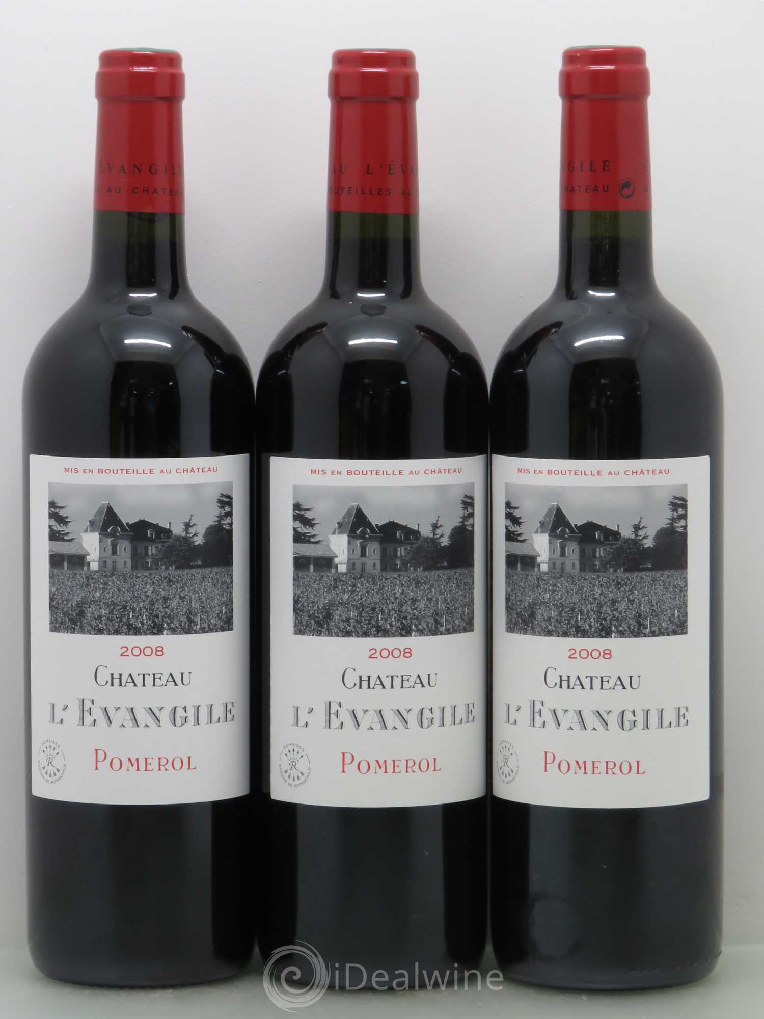 Château l' Évangile 2008 - Lot de 12 bouteilles - 2