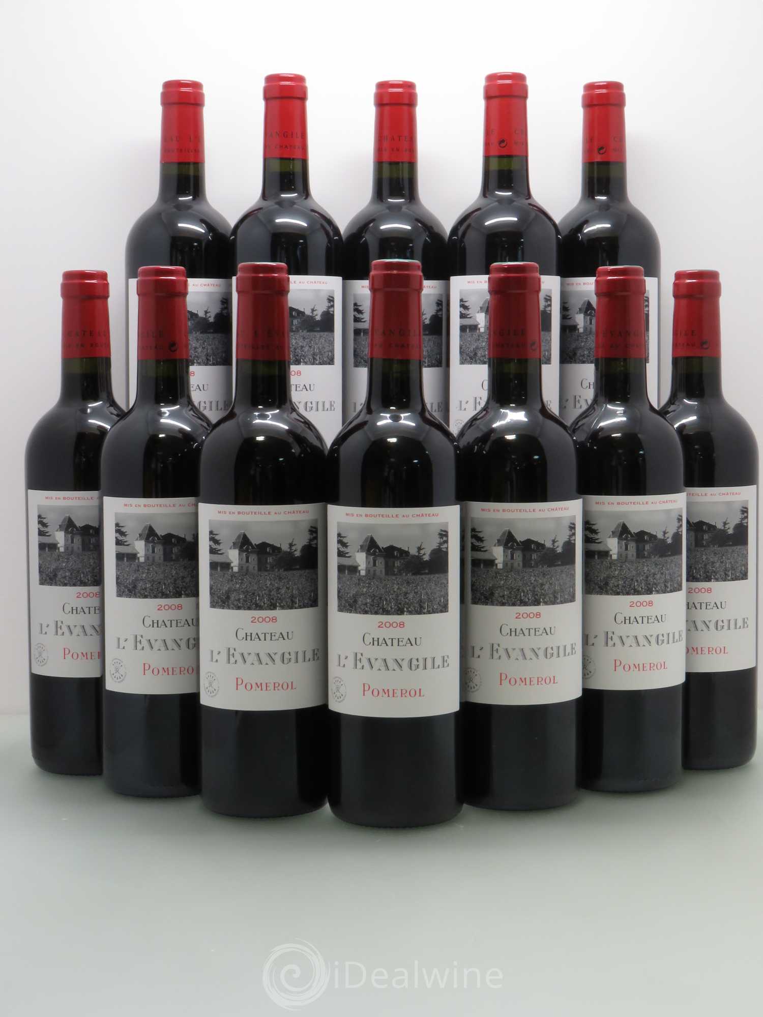 Château l' Évangile 2008 - Lot de 12 bouteilles - 0