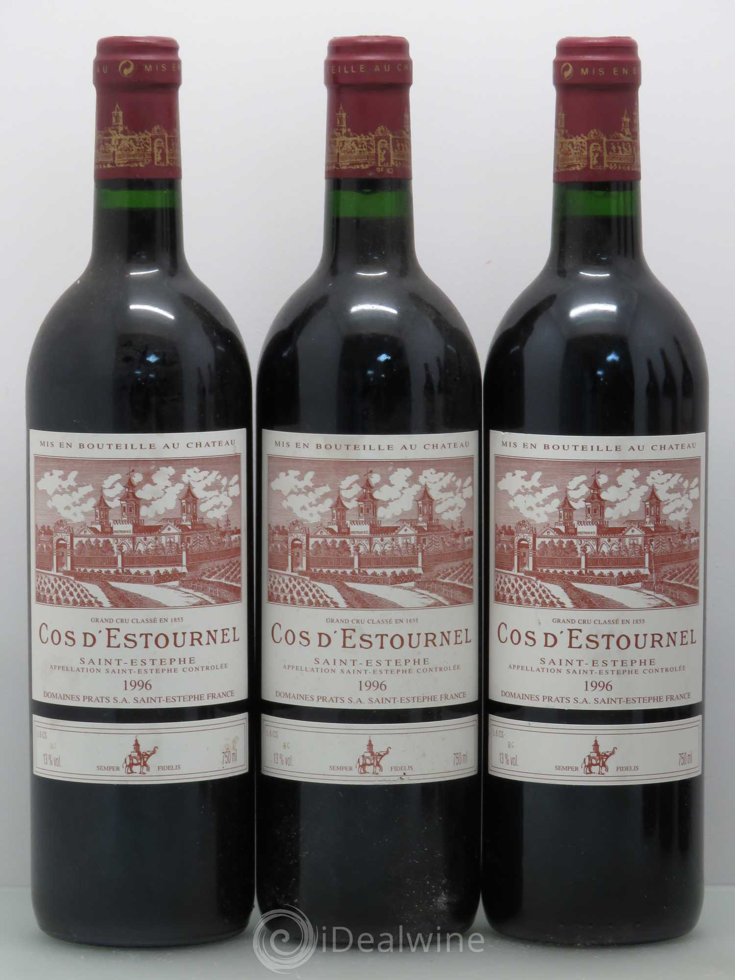 Cos d'Estournel 2ème Grand Cru Classé 1996 - Lot de 12 bouteilles - 3