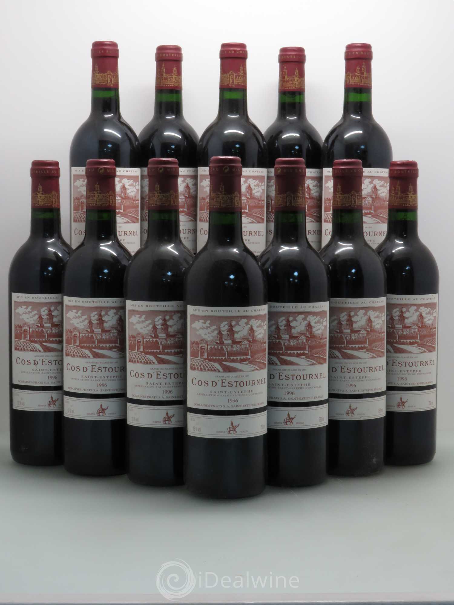 Cos d'Estournel 2ème Grand Cru Classé 1996 - Lot de 12 bouteilles - 0