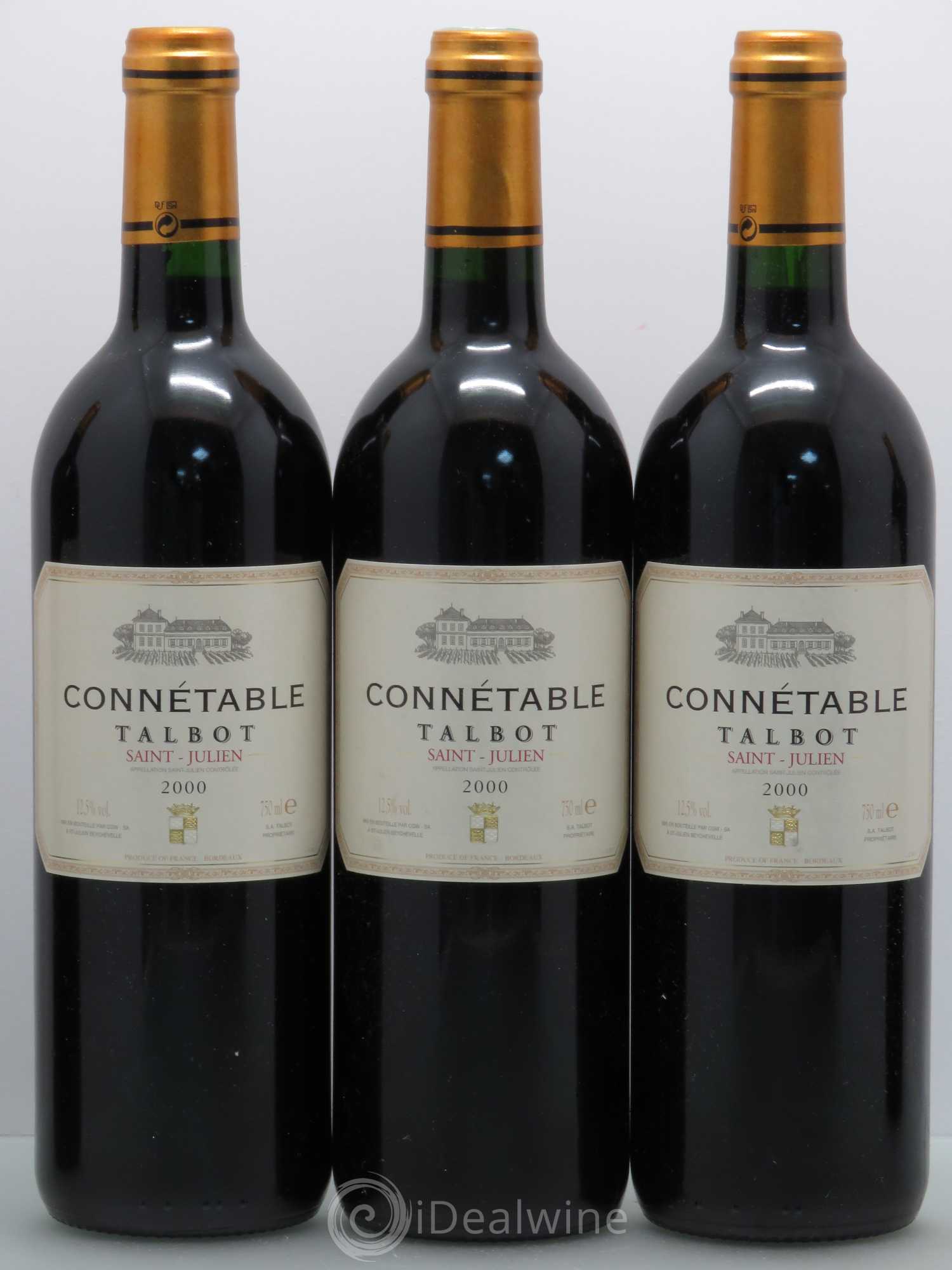 Connétable de Talbot Second Vin 2000 - Lot de 5 bouteilles - 1