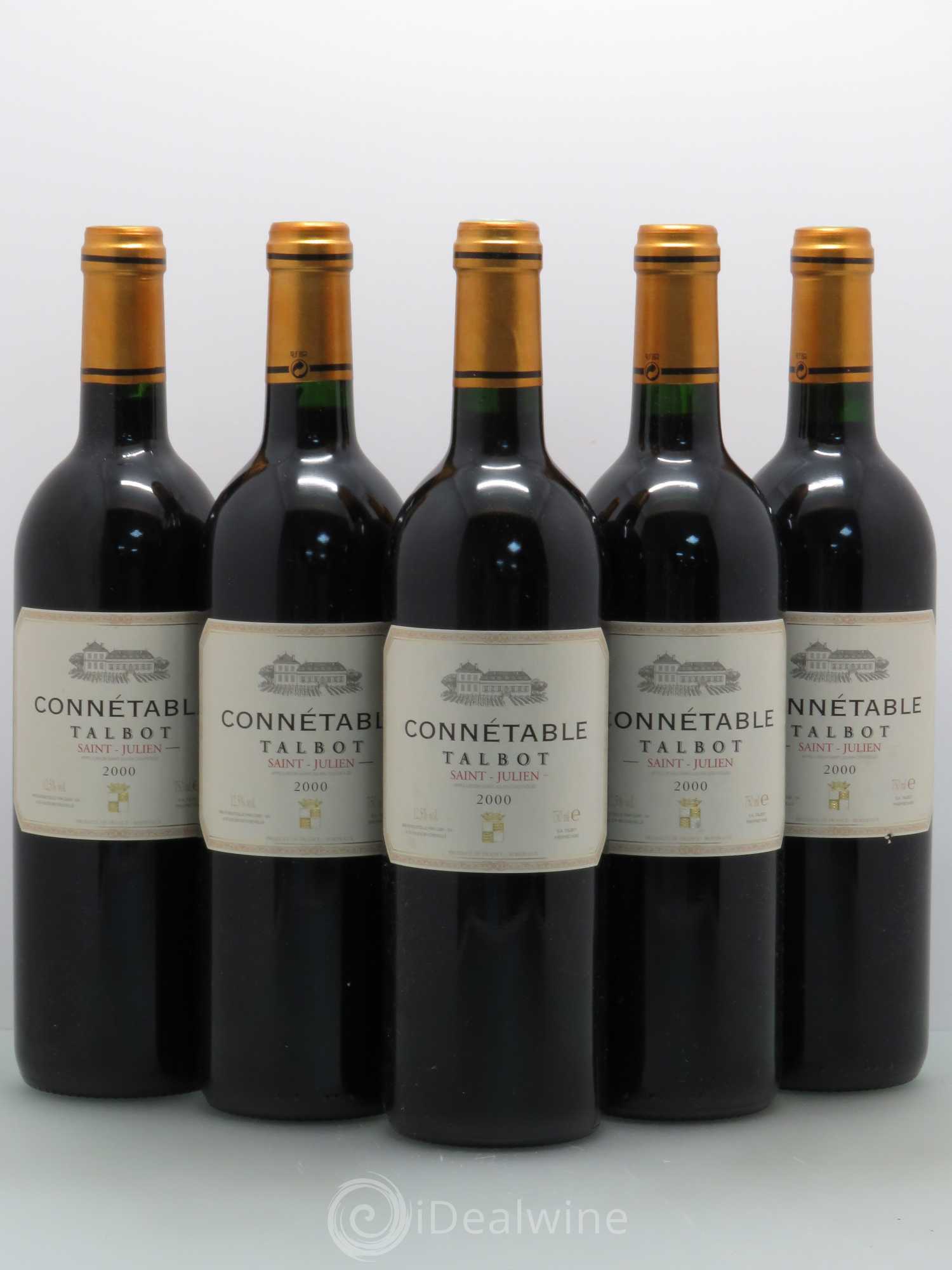 Connétable de Talbot Second Vin 2000 - Lot de 5 bouteilles - 0