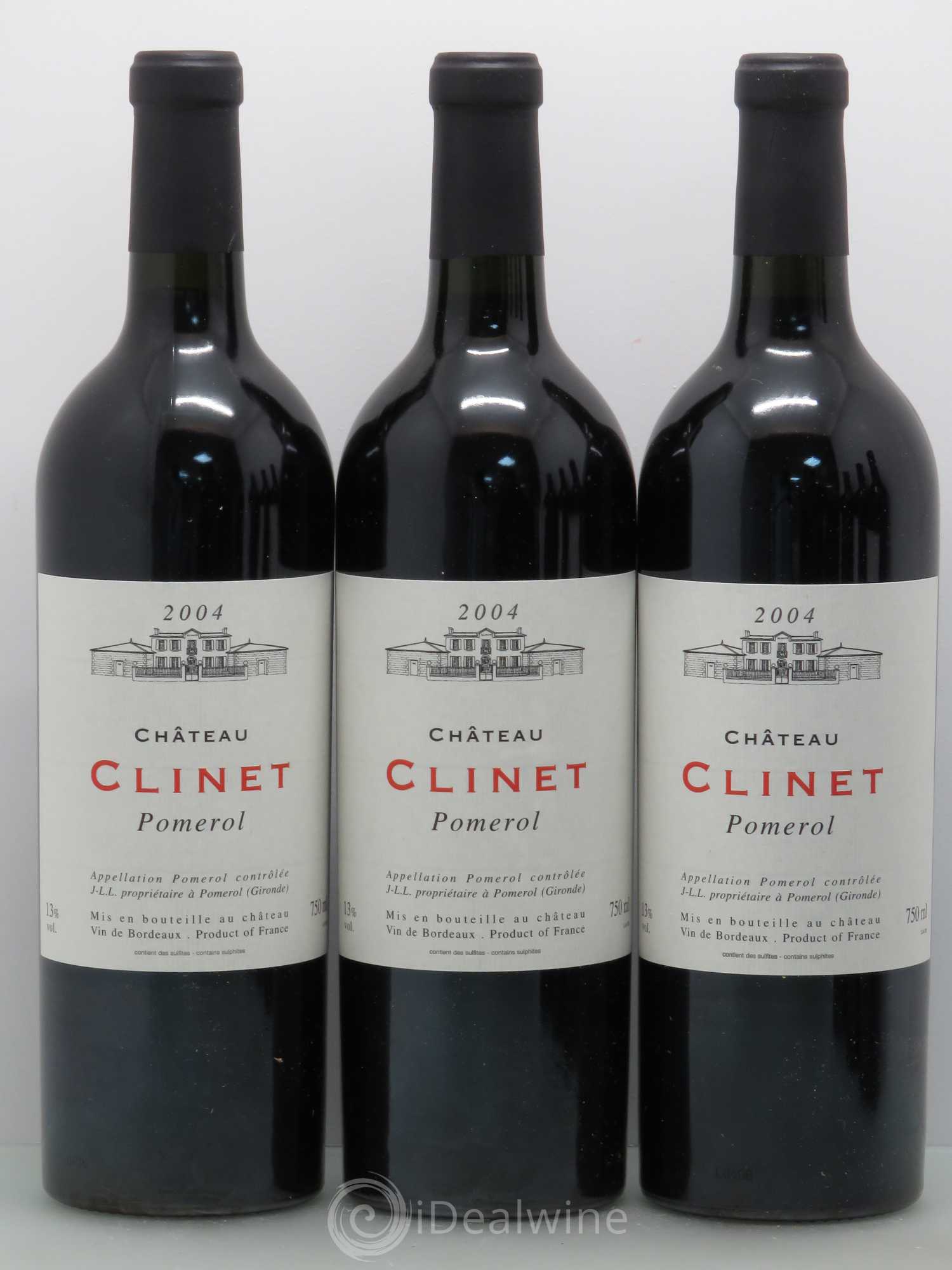 Château Clinet 2004 - Lot de 6 bouteilles - 1