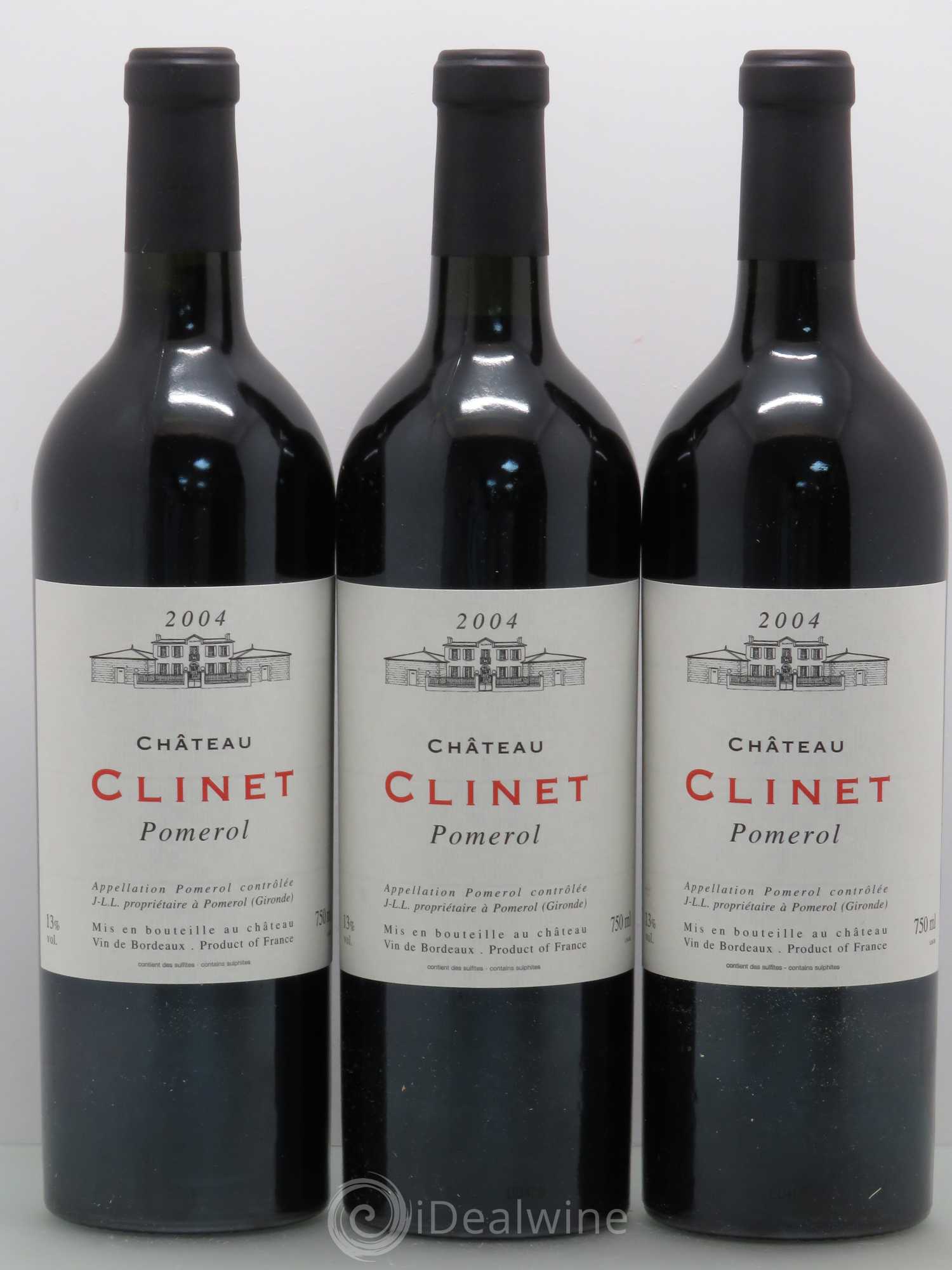 Château Clinet 2004 - Lot de 6 bouteilles - 2