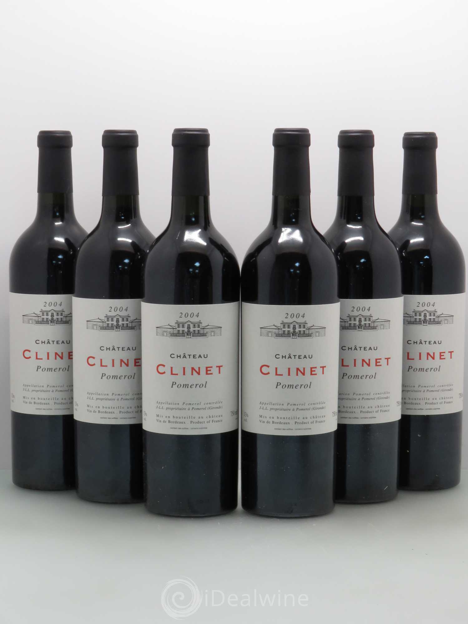 Château Clinet 2004 - Lot de 6 bouteilles - 0