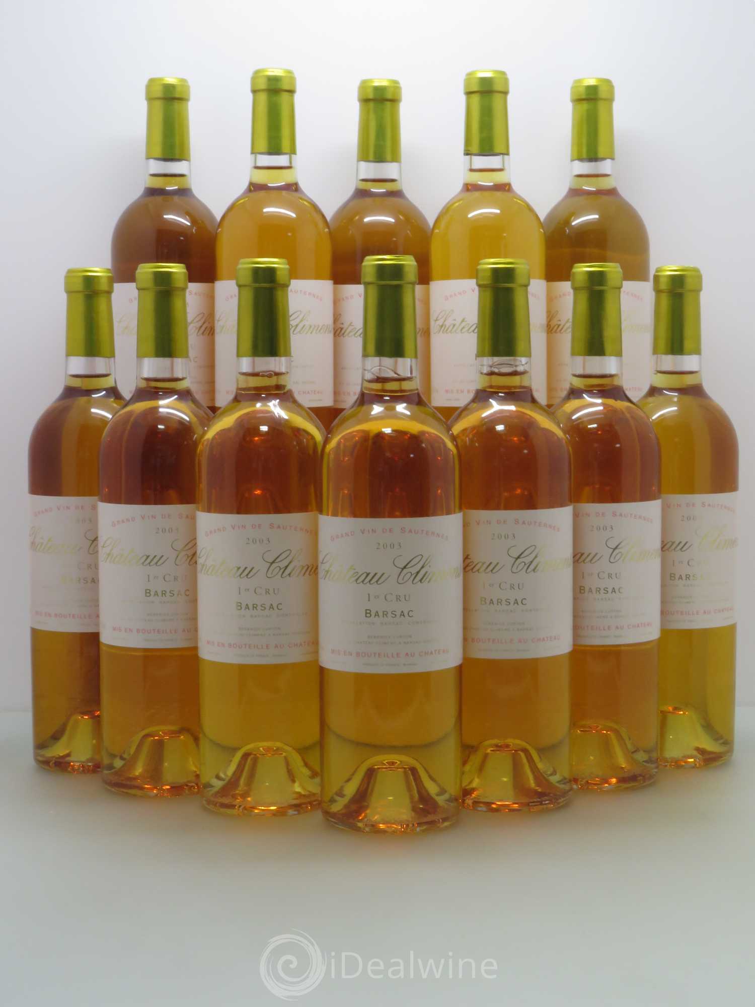 Château Climens 1er Grand Cru Classé 2003 - Lotto di 12 bottiglie - 0