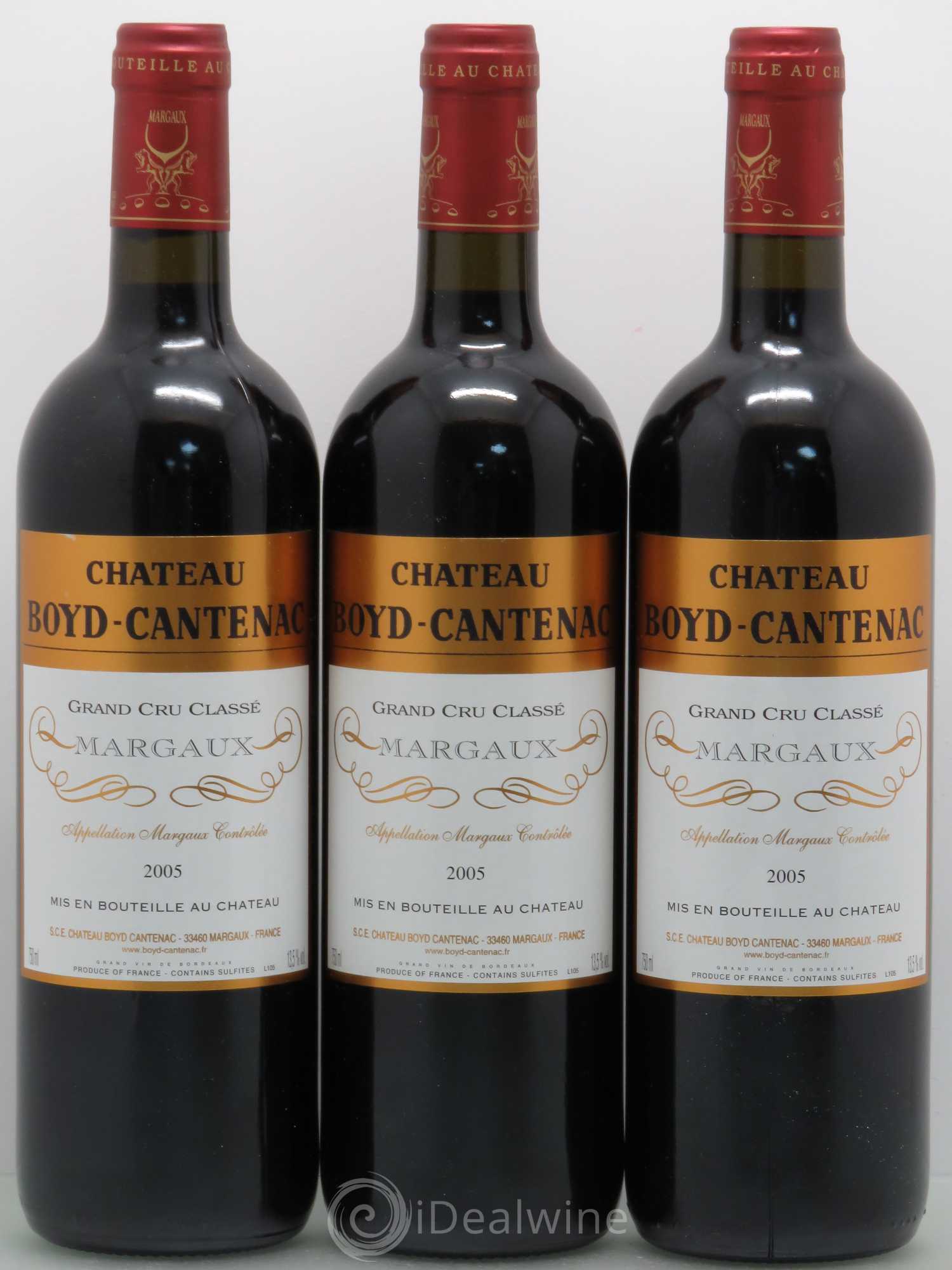Château Boyd Cantenac 3ème Grand Cru Classé 2005 - Lot de 12 bouteilles - 1