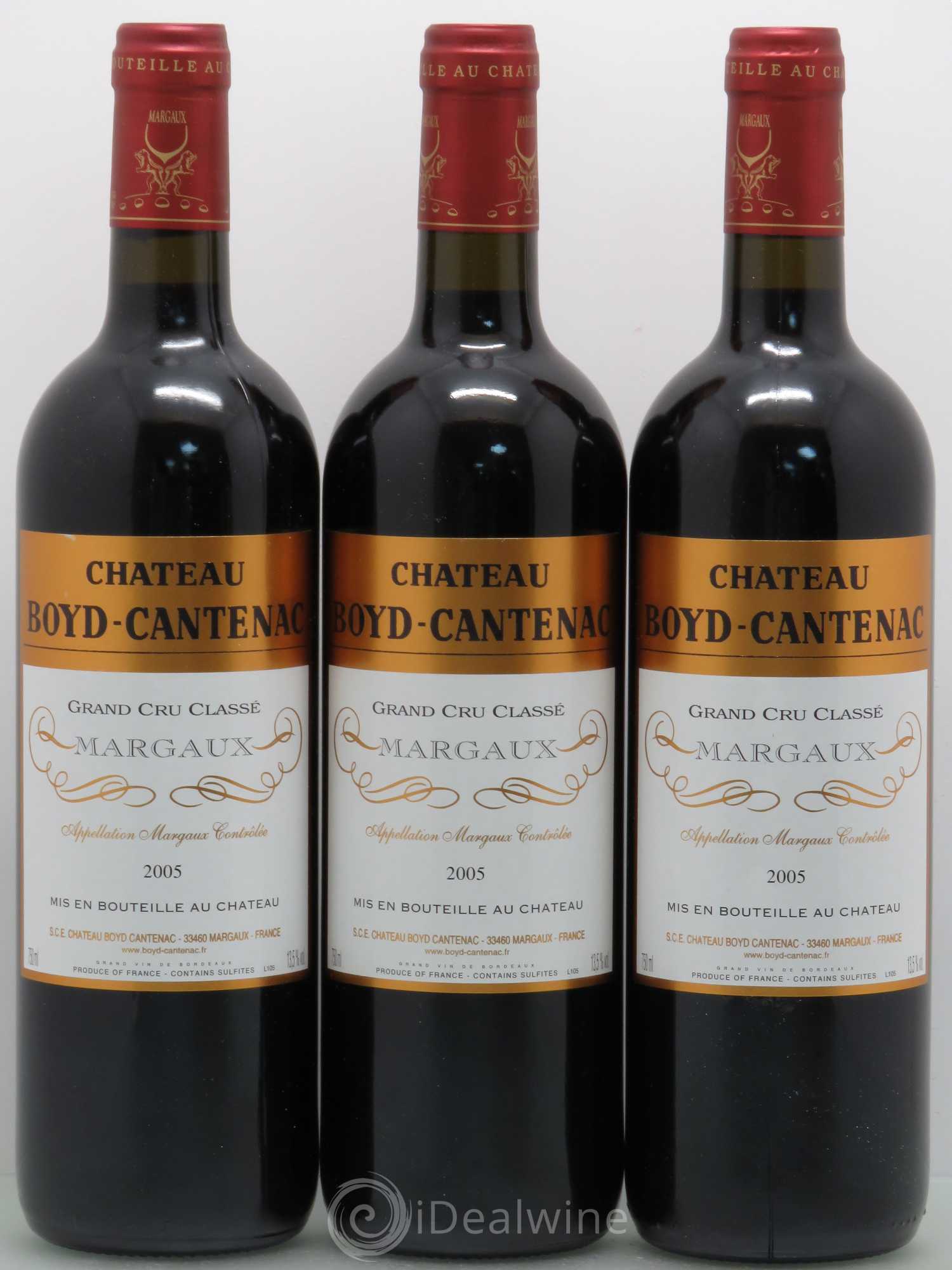 Château Boyd Cantenac 3ème Grand Cru Classé 2005 - Lot de 12 bouteilles - 2