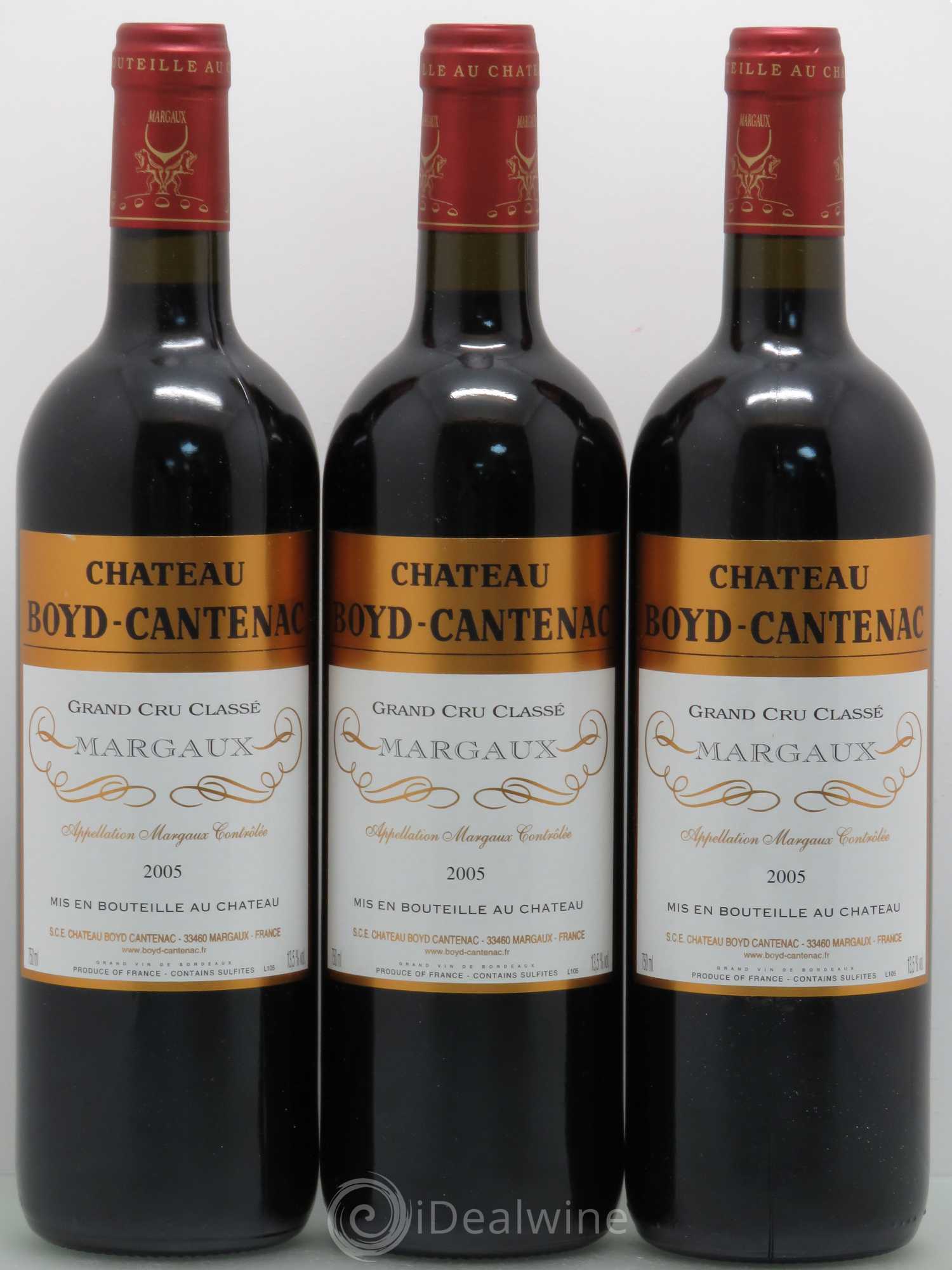 Château Boyd Cantenac 3ème Grand Cru Classé 2005 - Lot de 12 bouteilles - 3