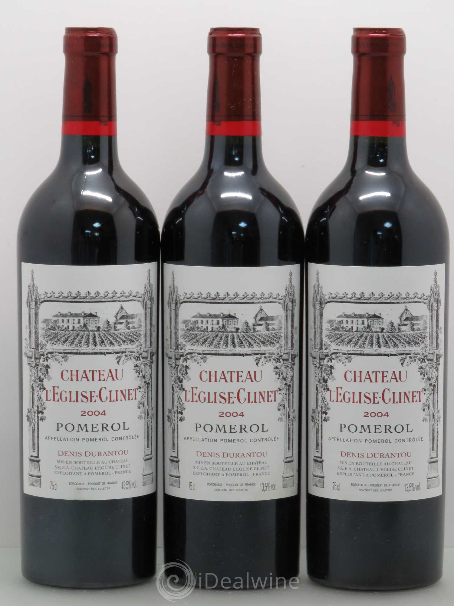 Château l' Église Clinet Surcapsule 2004 - Lot de 12 bouteilles - 1