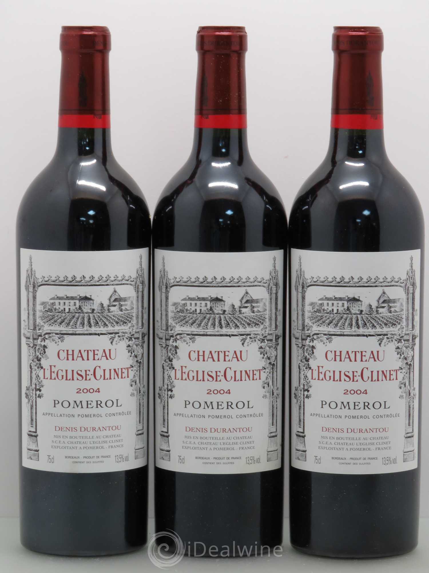 Château l' Église Clinet Surcapsule 2004 - Lot de 12 bouteilles - 2