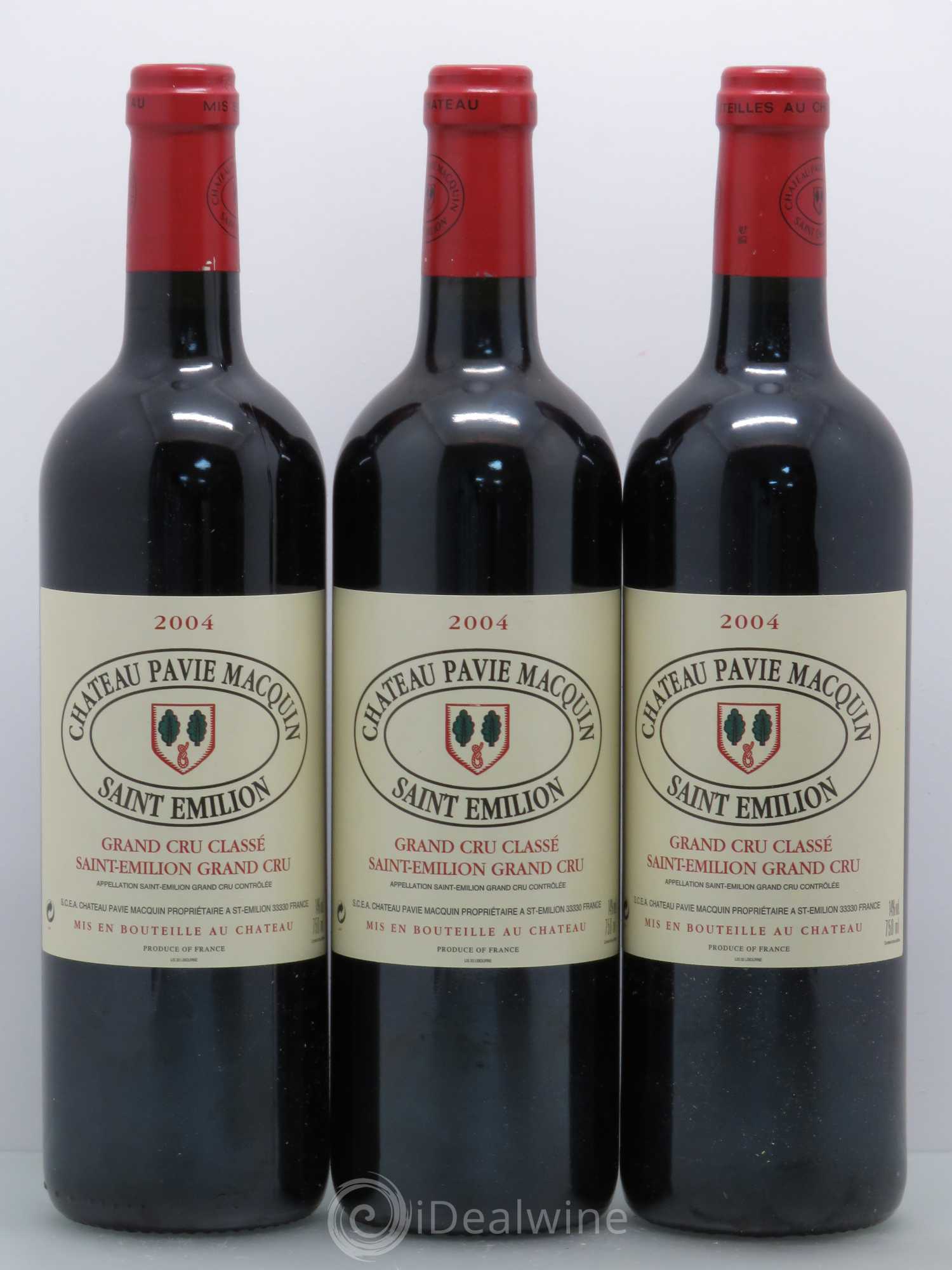 Château Pavie Macquin 1er Grand Cru Classé B 2004 - Lot de 6 bouteilles - 2