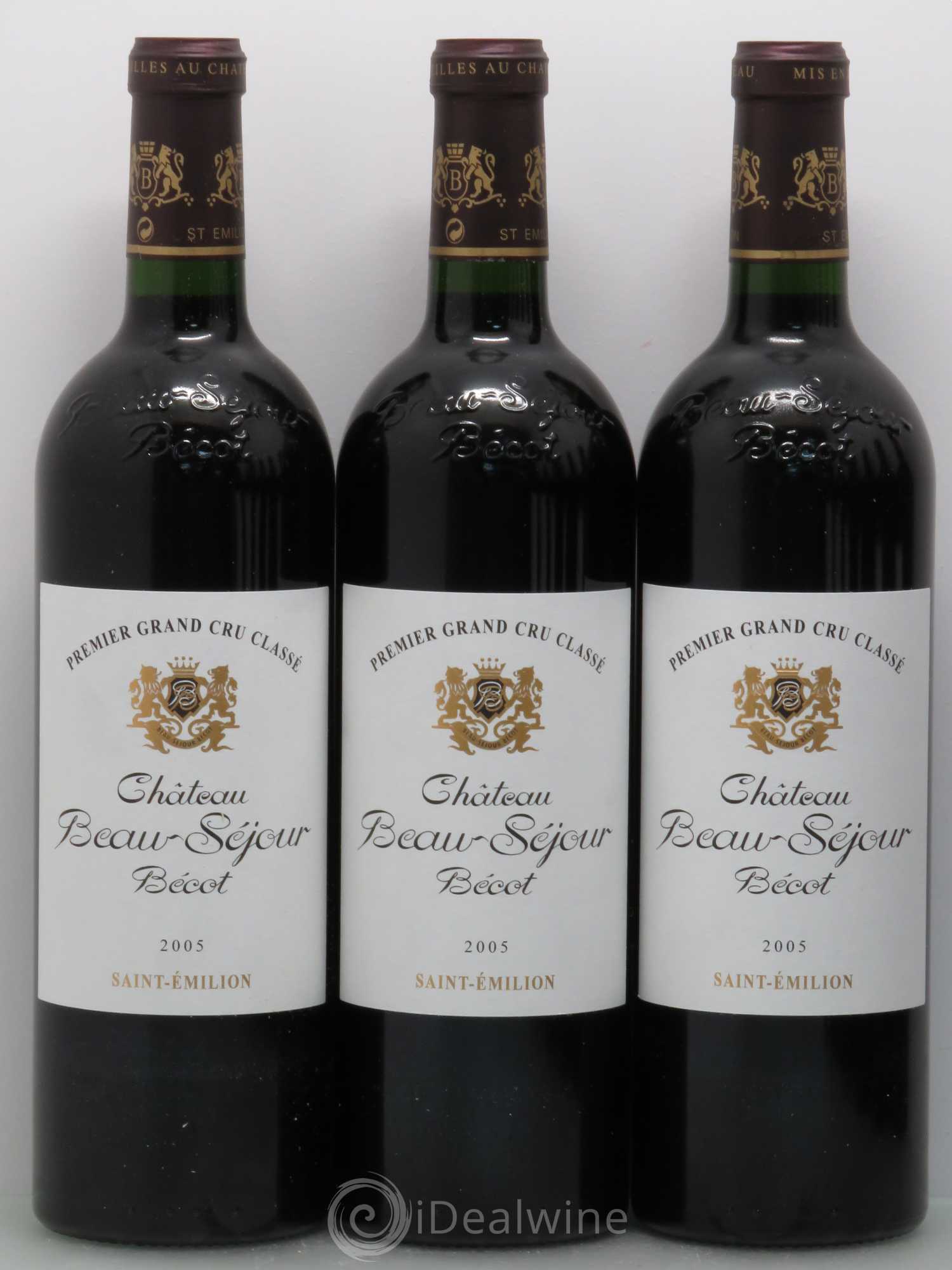Château Beau-Séjour Bécot 1er Grand Cru Classé B 2005 - Lot de 12 bouteilles - 2