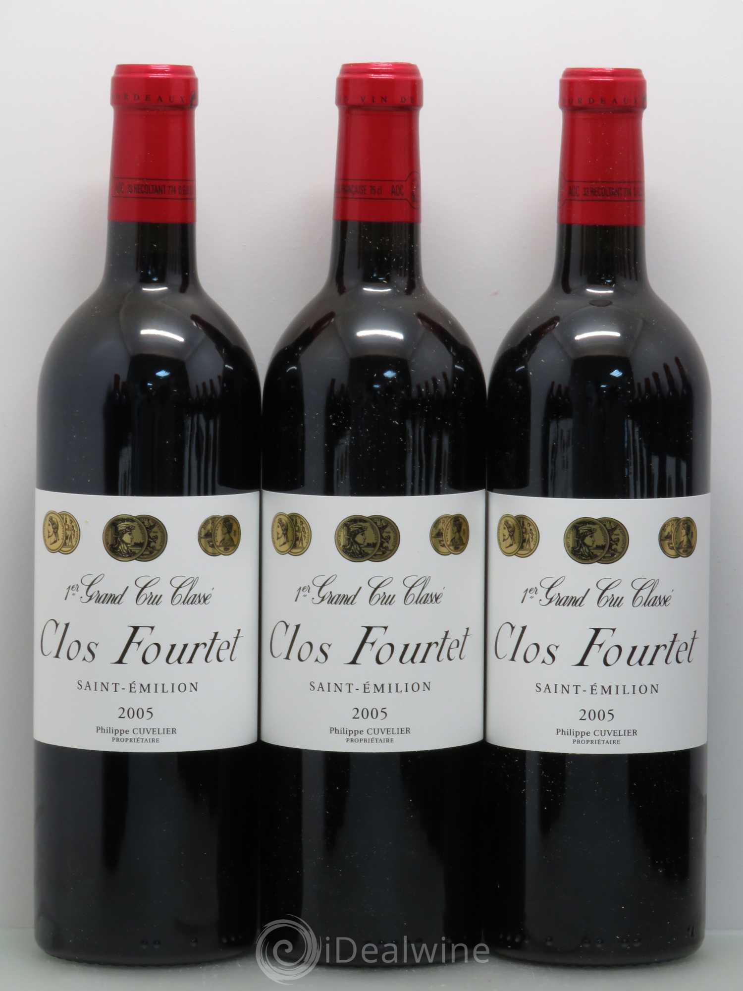 Clos Fourtet 1er Grand Cru Classé B 2005 - Lot de 12 bouteilles - 1