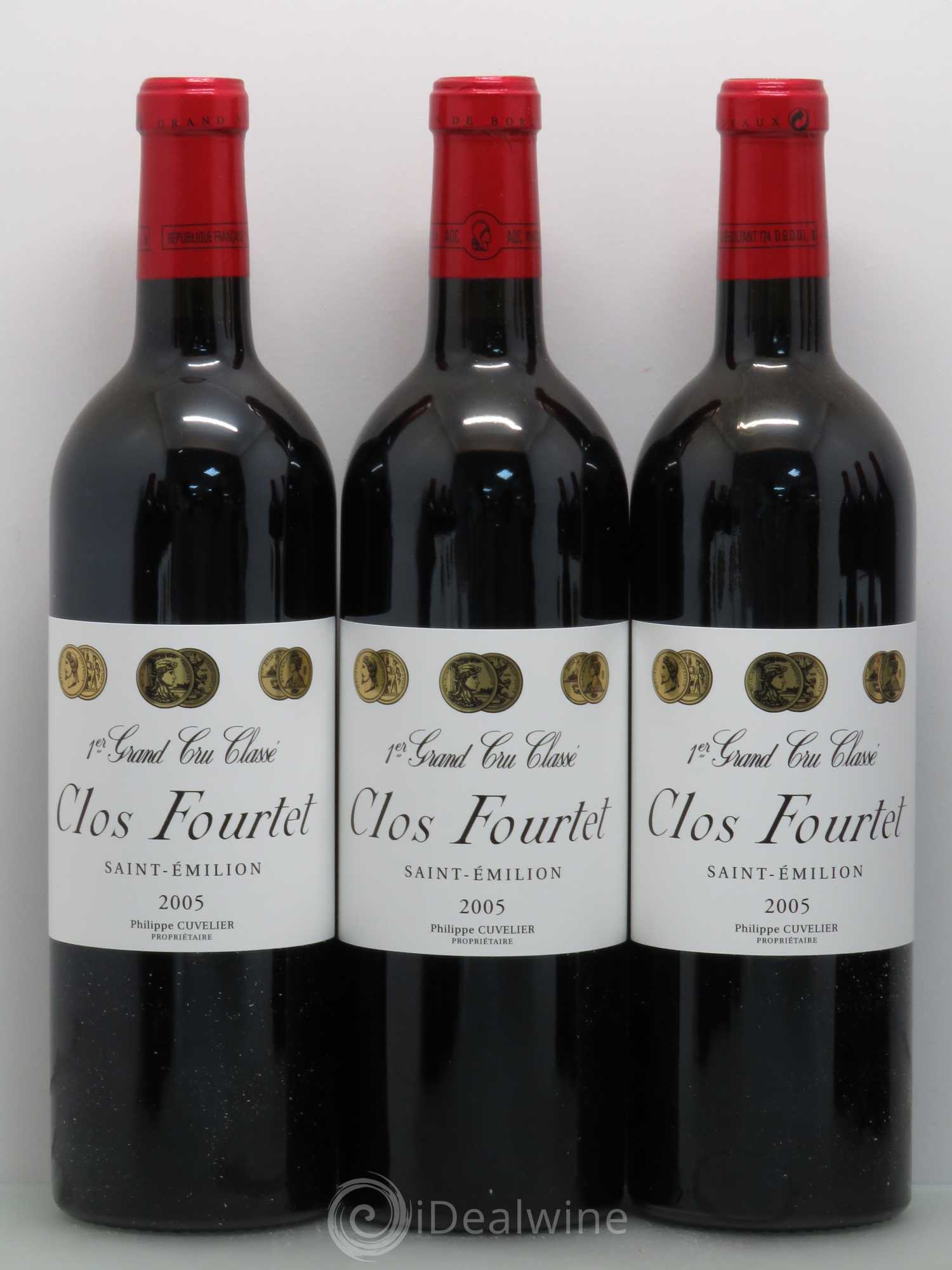 Clos Fourtet 1er Grand Cru Classé B 2005 - Lot de 12 bouteilles - 2
