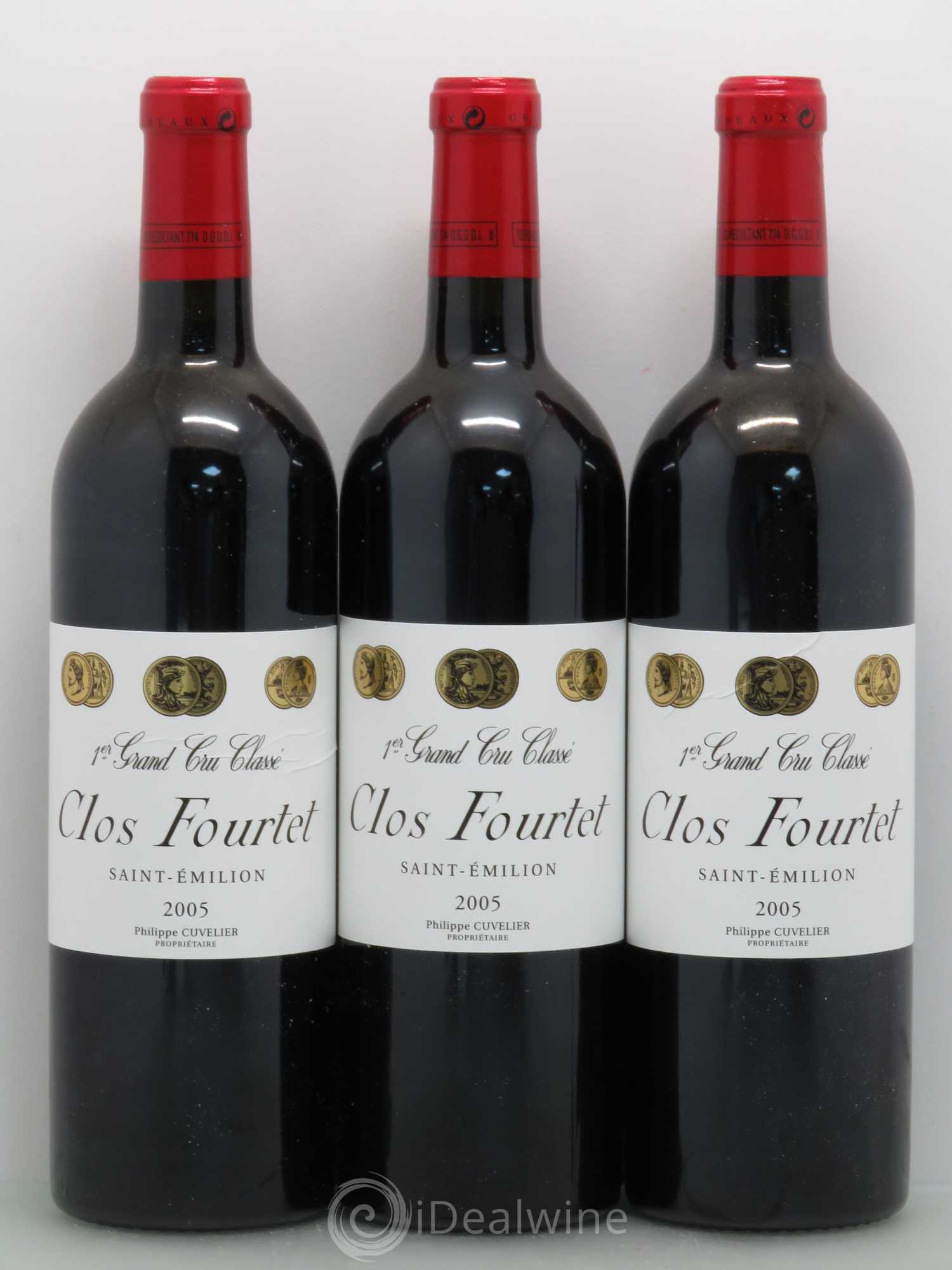 Clos Fourtet 1er Grand Cru Classé B 2005 - Lot de 12 bouteilles - 4