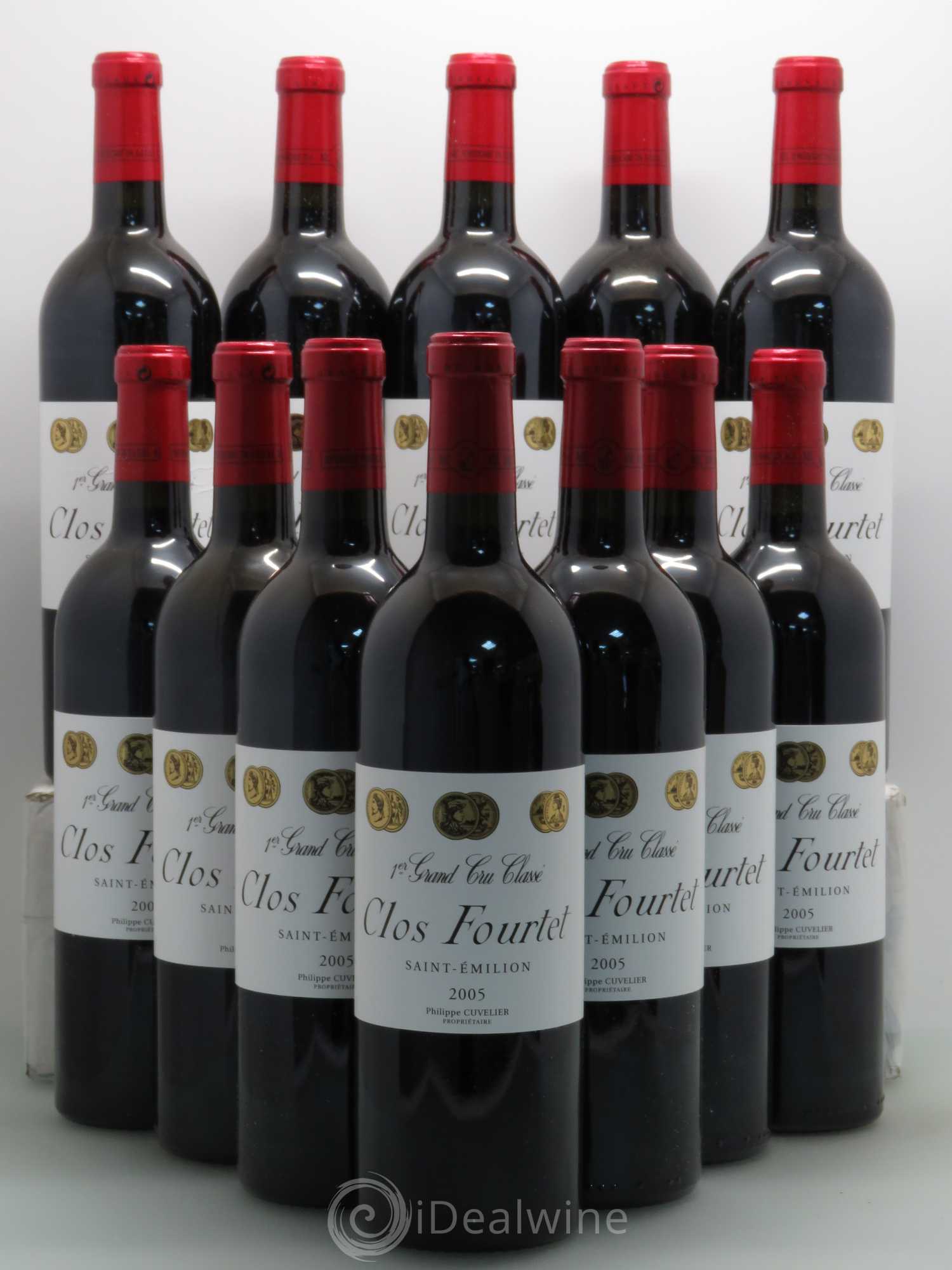 Clos Fourtet 1er Grand Cru Classé B 2005 - Lot de 12 bouteilles - 0