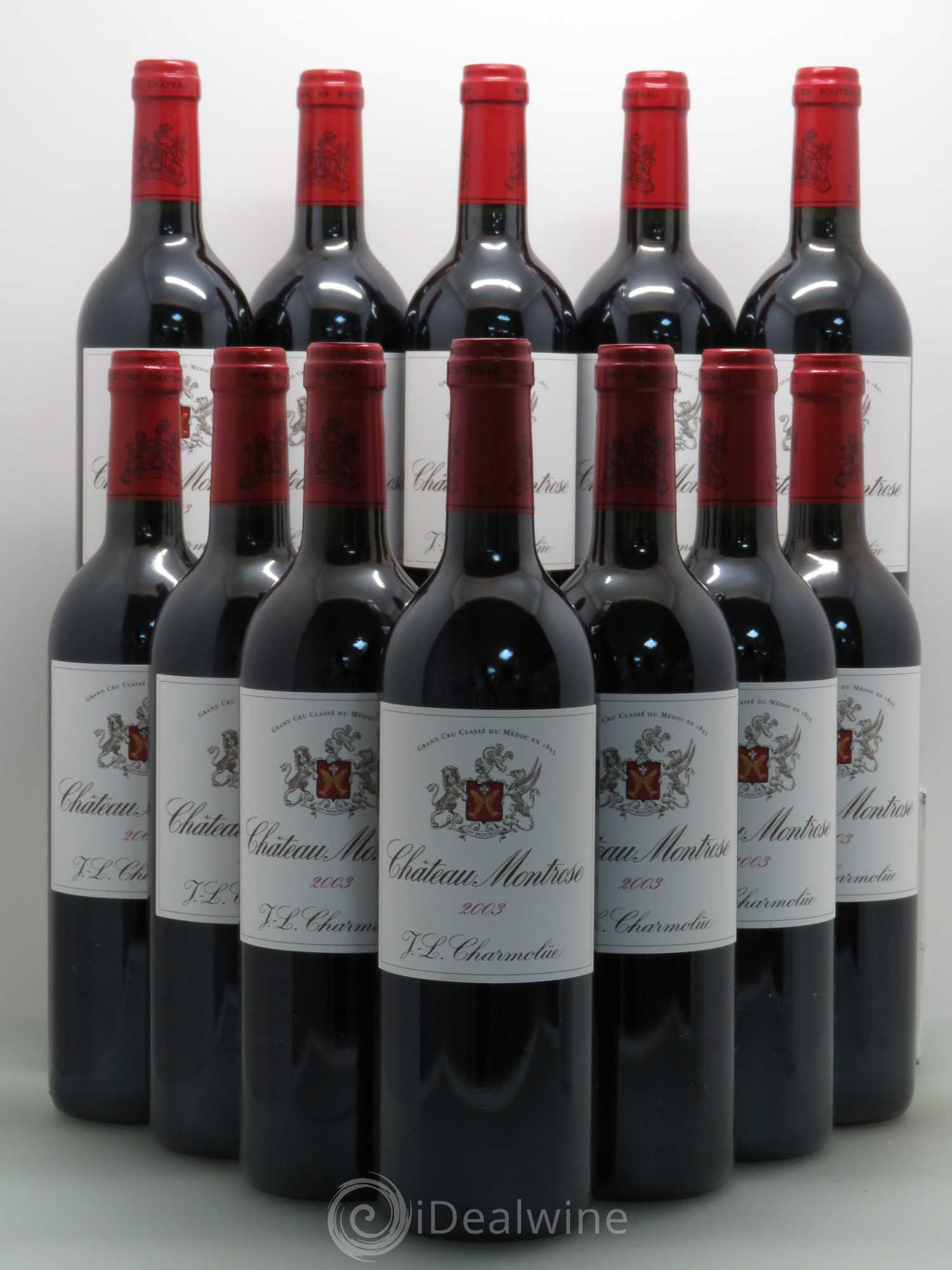 Château Montrose 2ème Grand Cru Classé 2003 - Lot de 12 bouteilles - 0