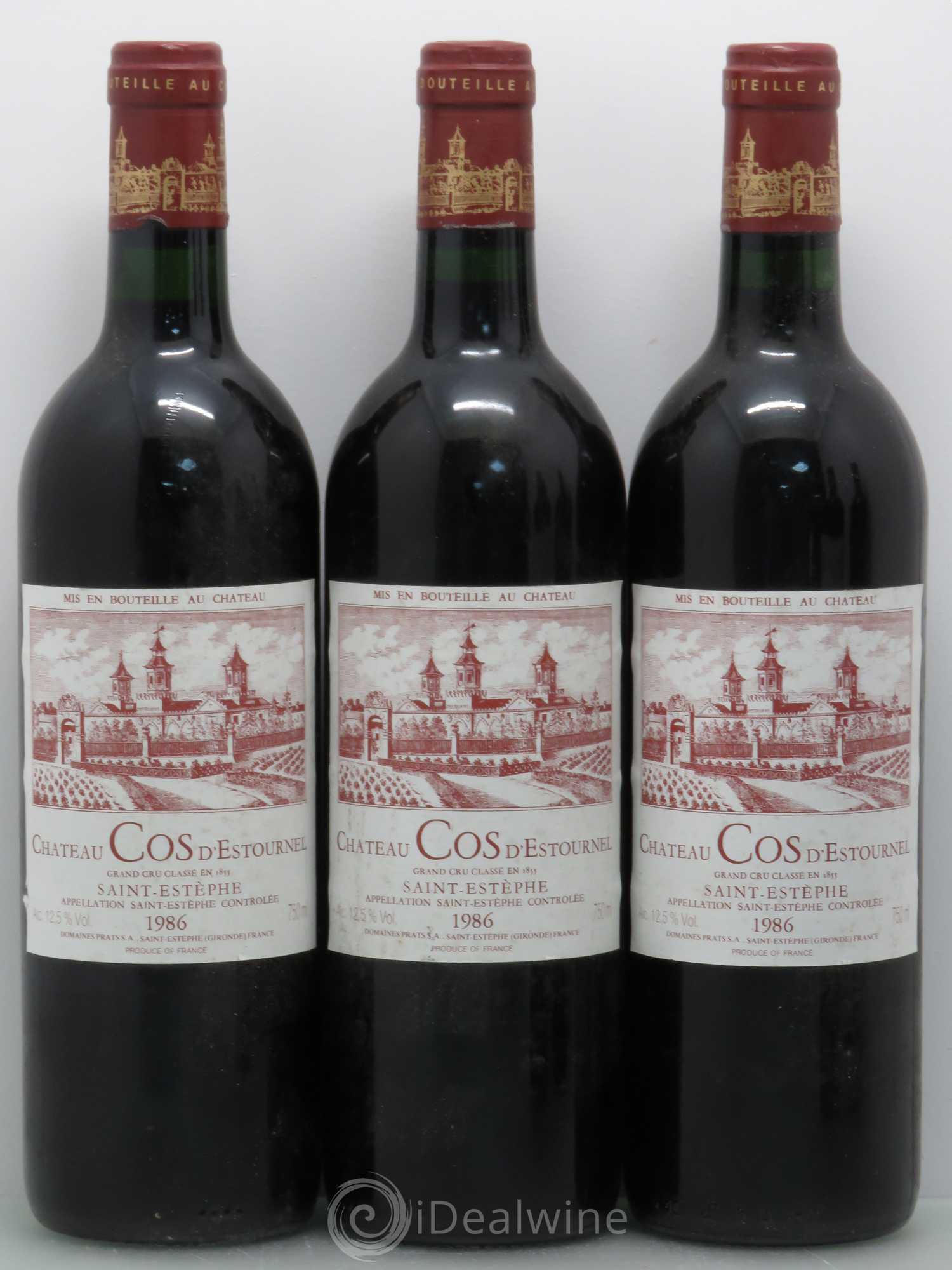 Cos d'Estournel 2ème Grand Cru Classé 1986 - Lot de 5 bouteilles - 1