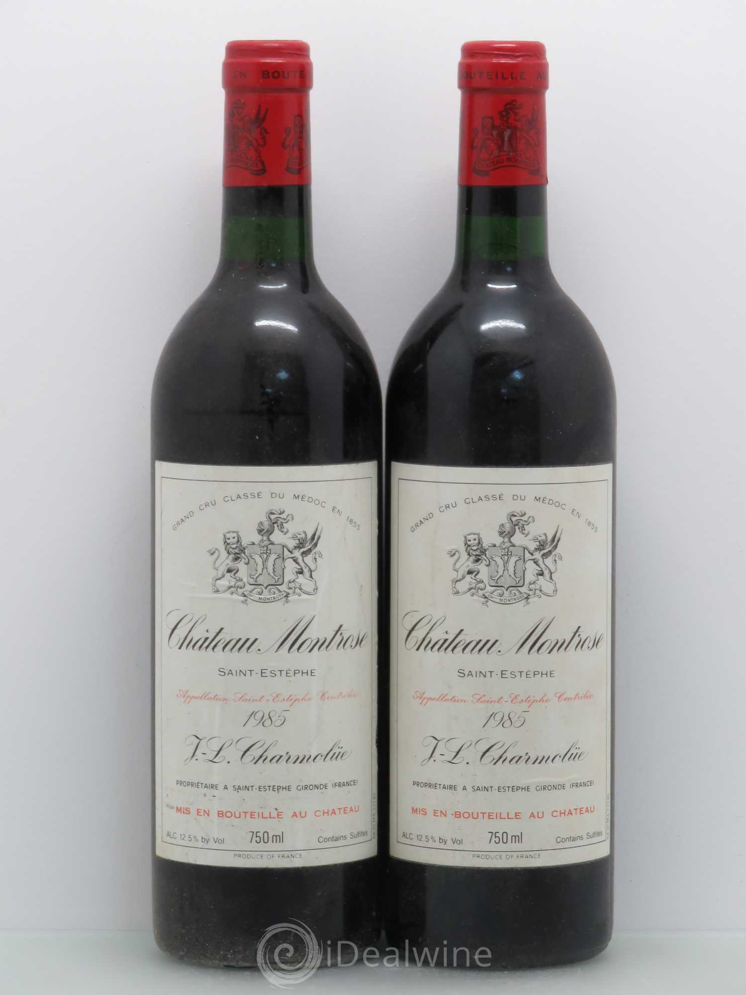 Château Montrose 2ème Grand Cru Classé 1985 - Lot de 2 bouteilles - 0