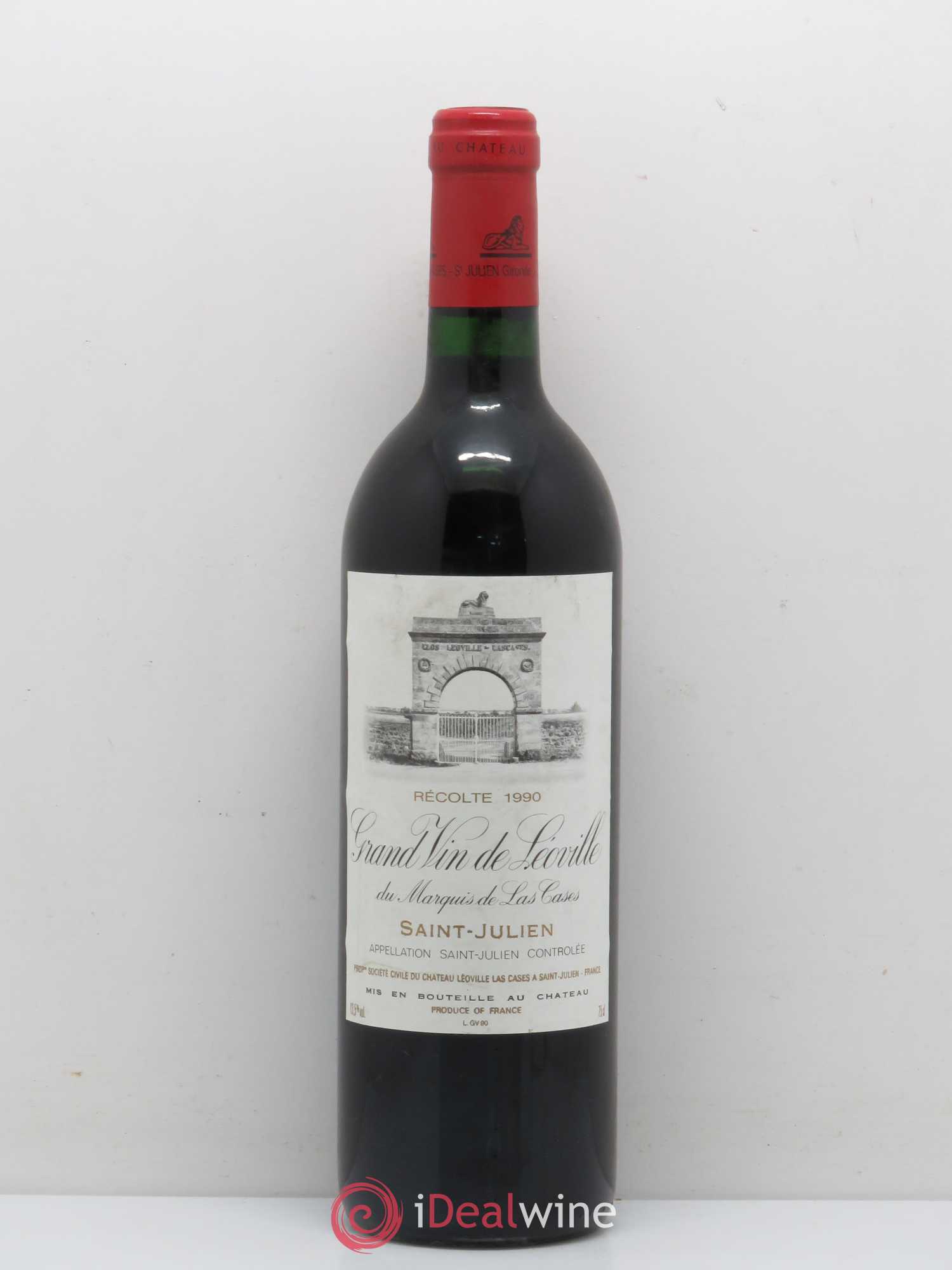 Château Léoville Las Cases 2ème Grand Cru Classé 1990 - Lot de 1 bouteille - 0