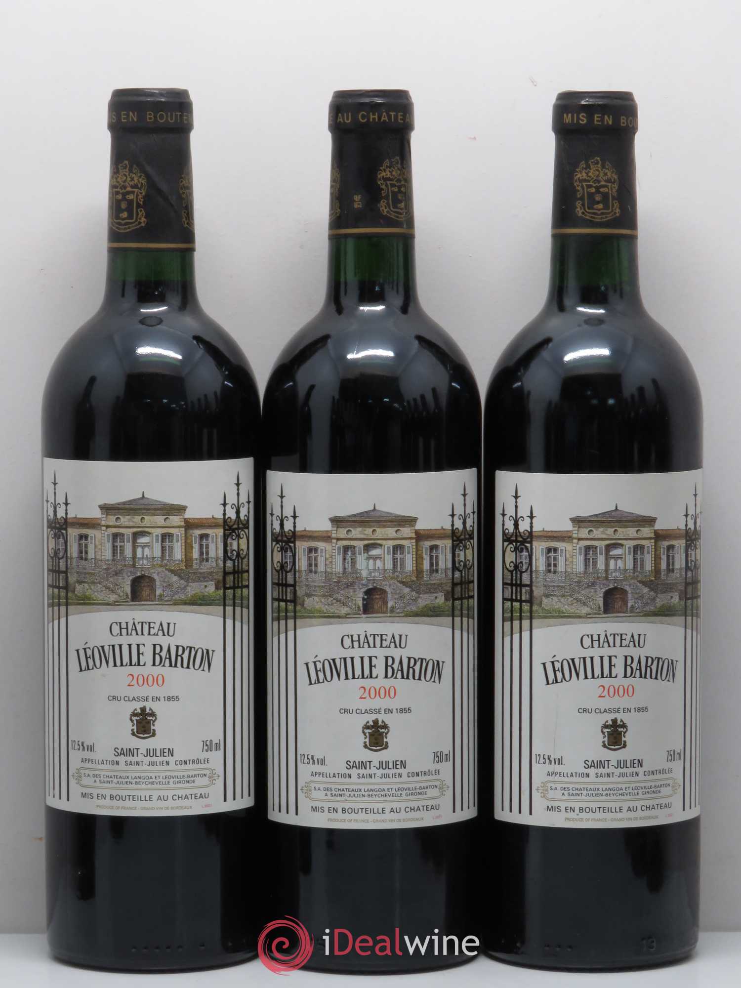 Château Léoville Barton 2ème Grand Cru Classé 2000 - Lot de 12 bouteilles - 2