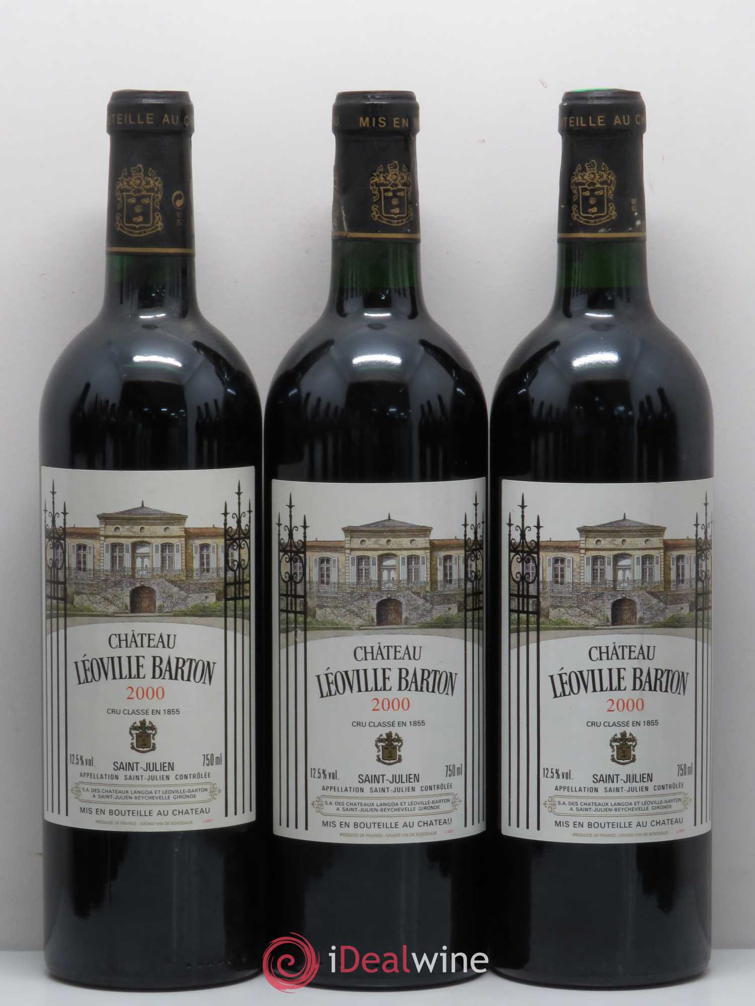 Château Léoville Barton 2ème Grand Cru Classé 2000 - Lot de 12 bouteilles - 3