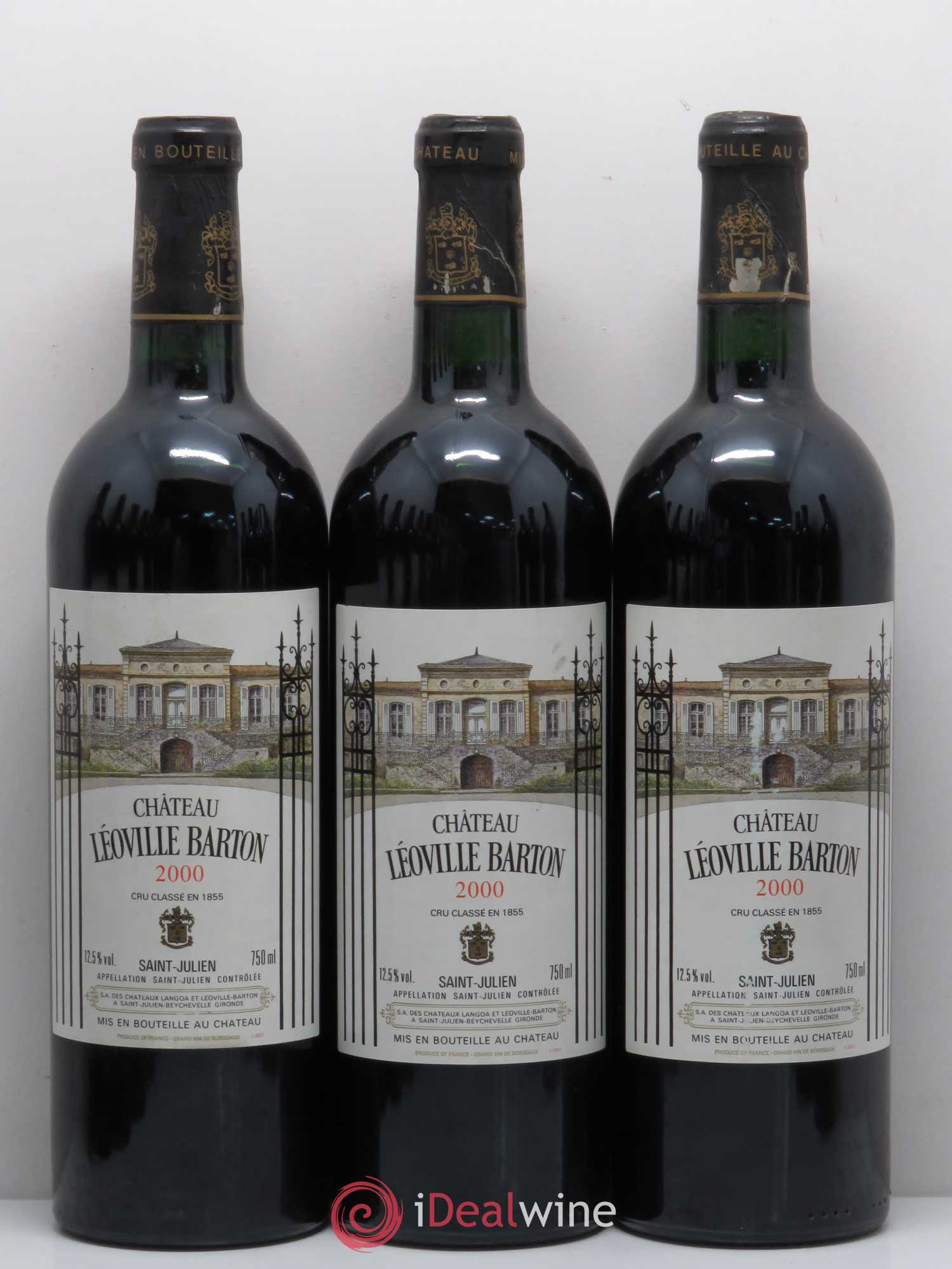 Château Léoville Barton 2ème Grand Cru Classé 2000 - Lot de 12 bouteilles - 4