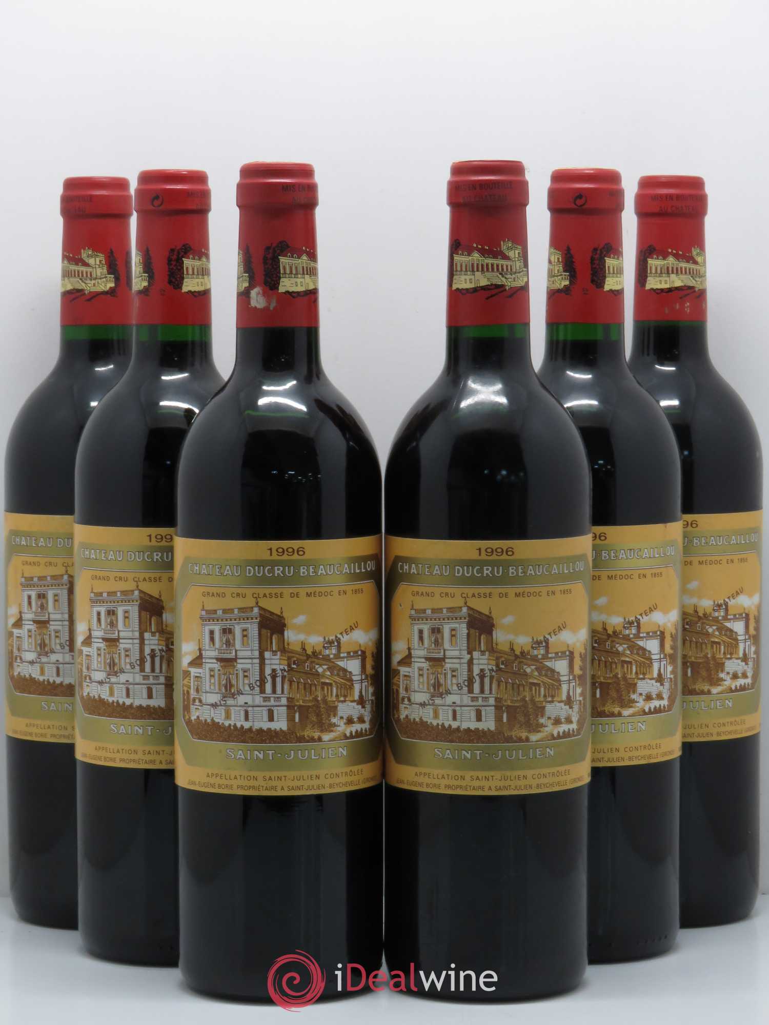 Château Ducru Beaucaillou 2ème Grand Cru Classé 1996 - Lot de 6 bouteilles - 0