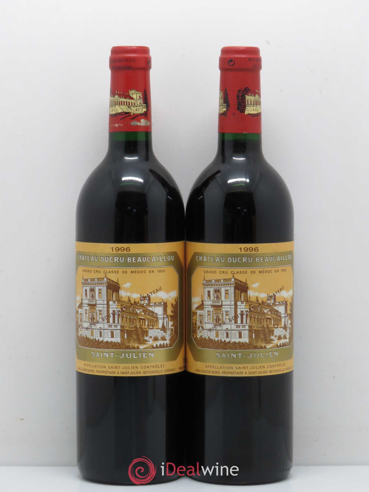 Château Ducru Beaucaillou 2ème Grand Cru Classé 1996 - Lot de 2 bouteilles - 0