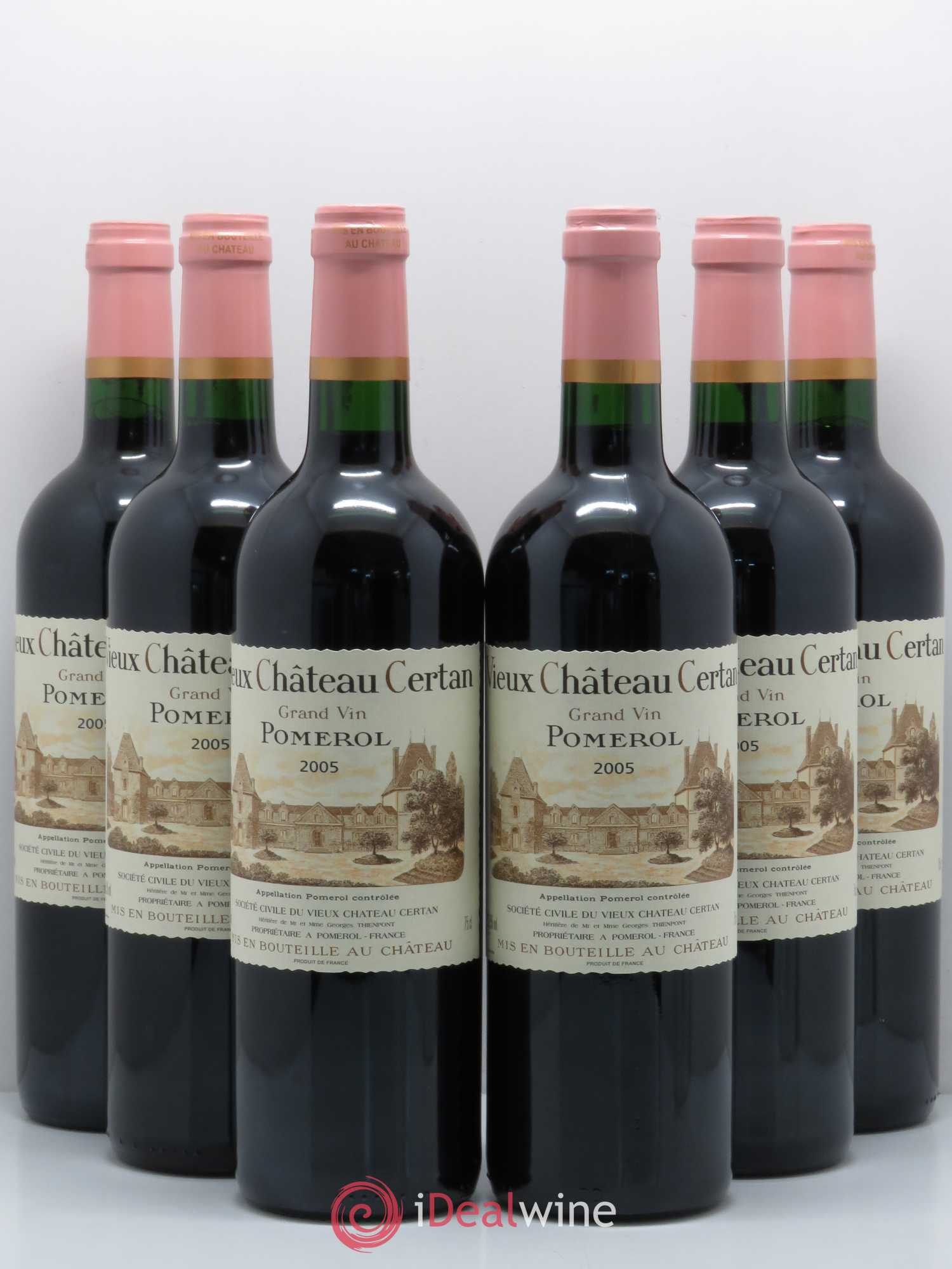 Vieux Château Certan 2005 - Lot de 6 bouteilles - 0