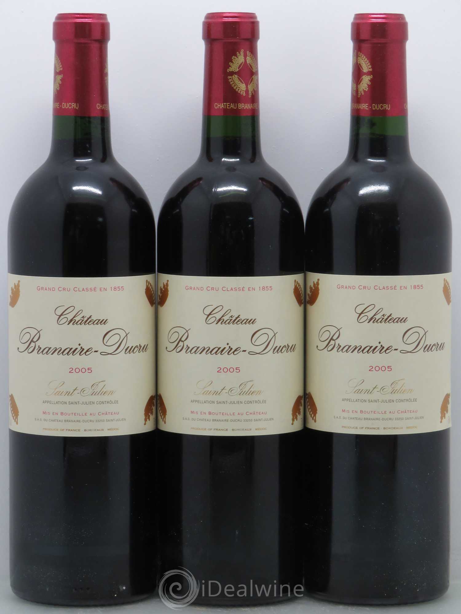 Château Branaire Ducru 4ème Grand Cru Classé 2005 - Lot de 6 bouteilles - 2