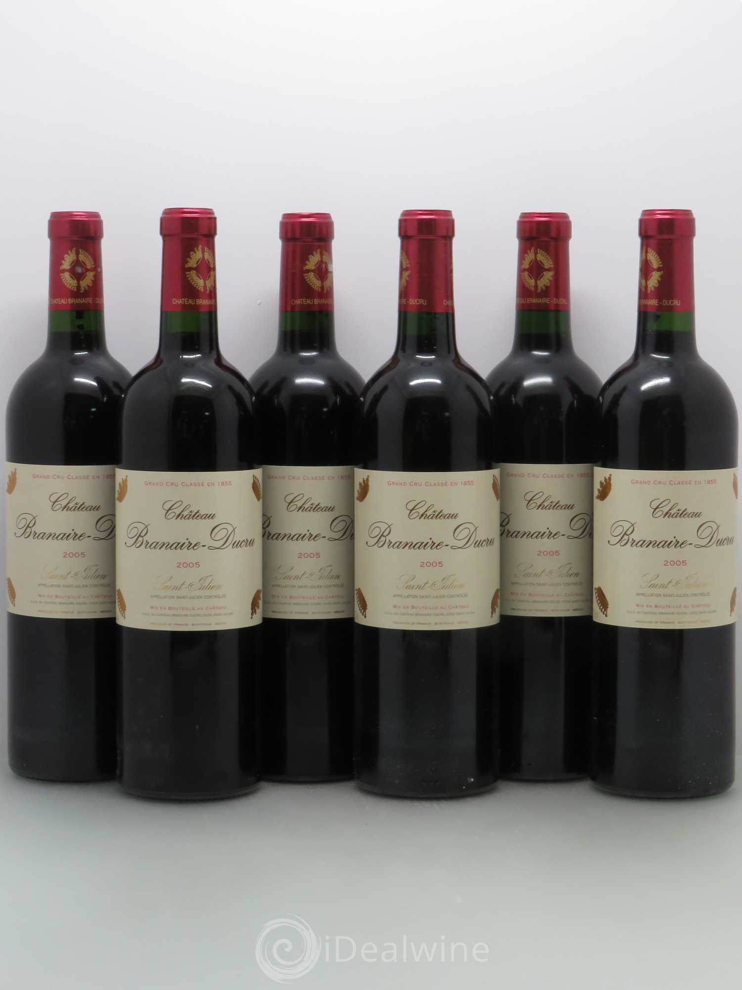 Château Branaire Ducru 4ème Grand Cru Classé 2005 - Lot de 6 bouteilles - 0