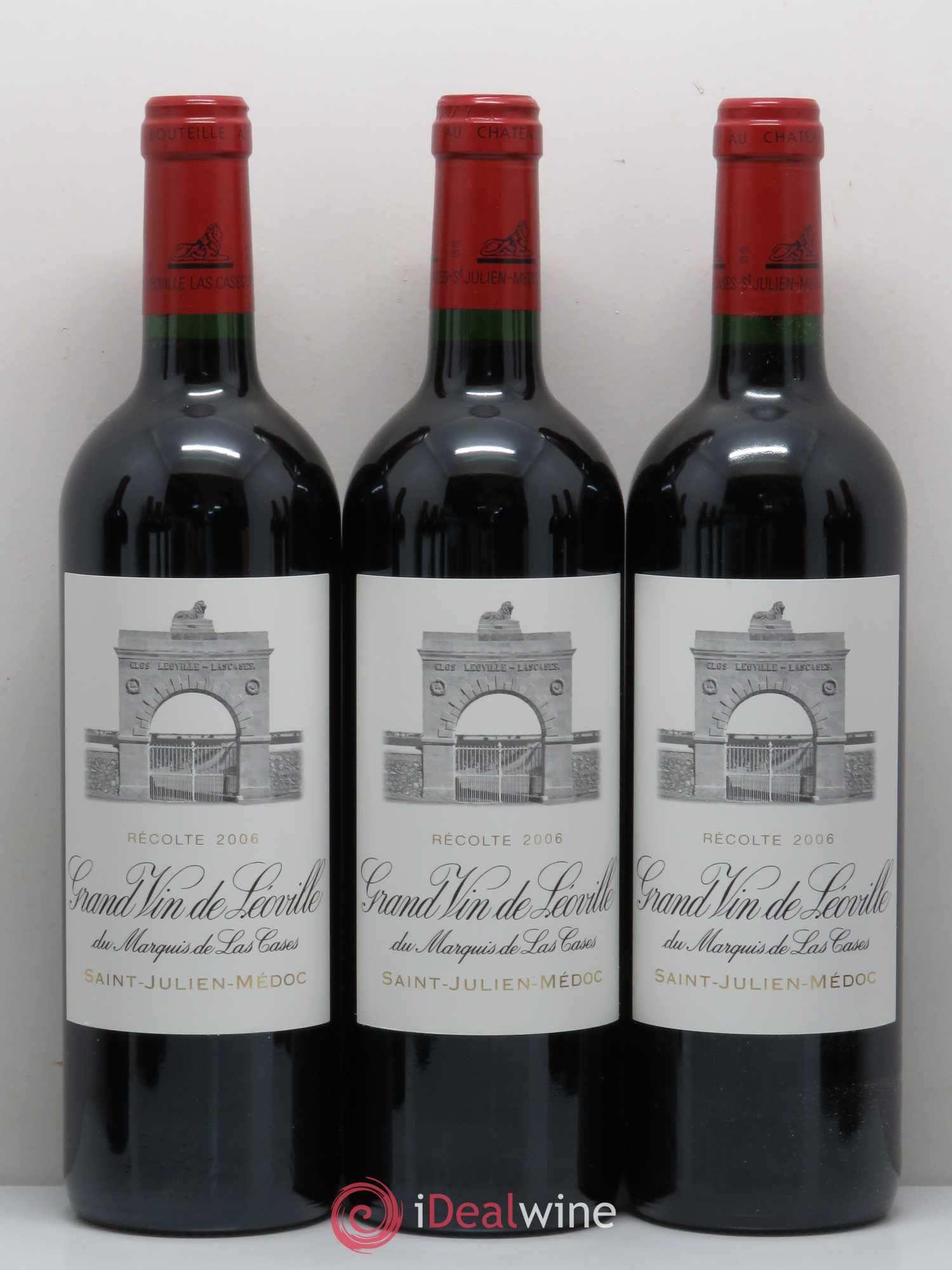 Château Léoville Las Cases 2ème Grand Cru Classé 2006 - Lotto di 12 bottiglie - 3