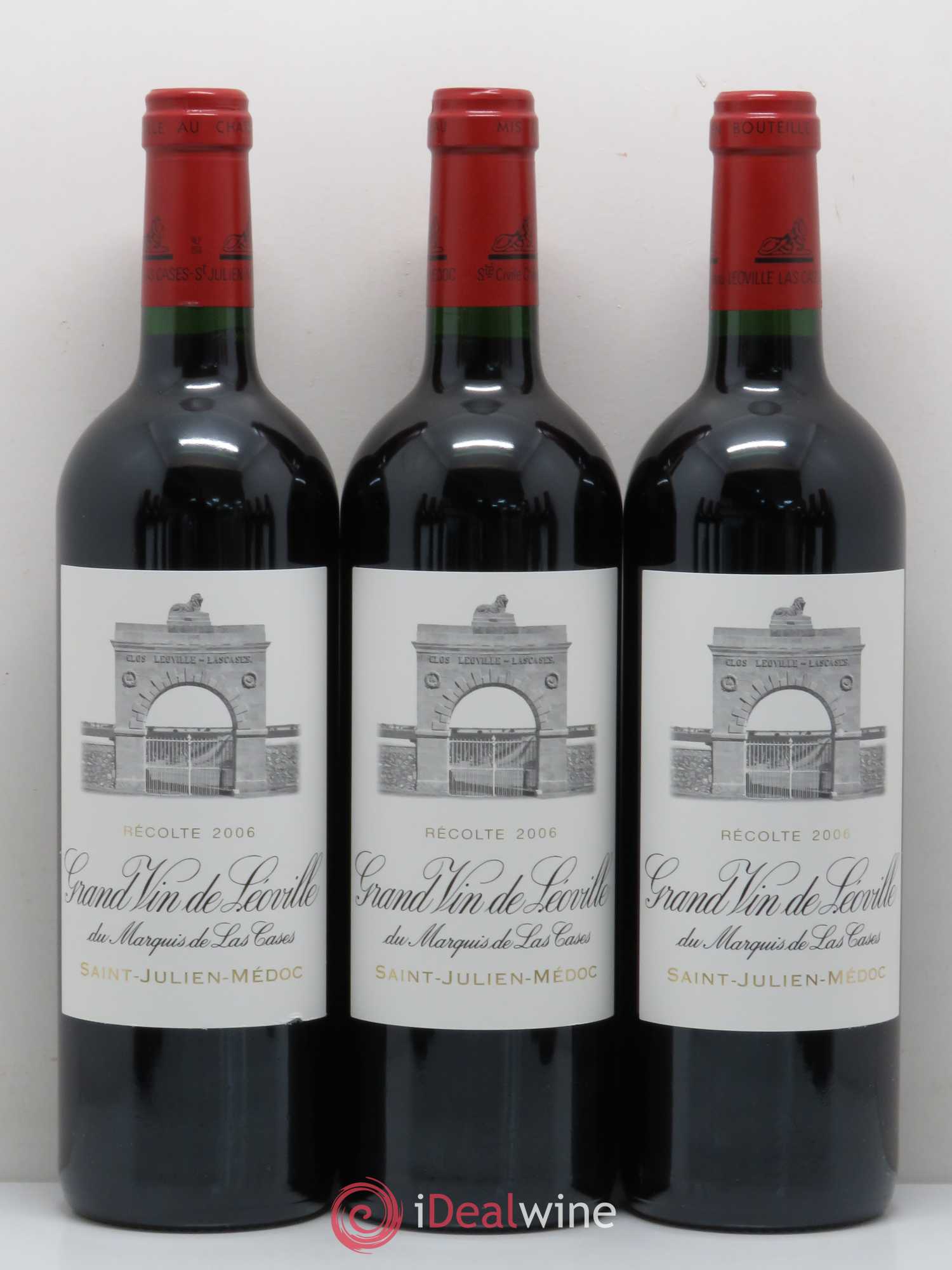 Château Léoville Las Cases 2ème Grand Cru Classé 2006 - Lotto di 12 bottiglie - 4