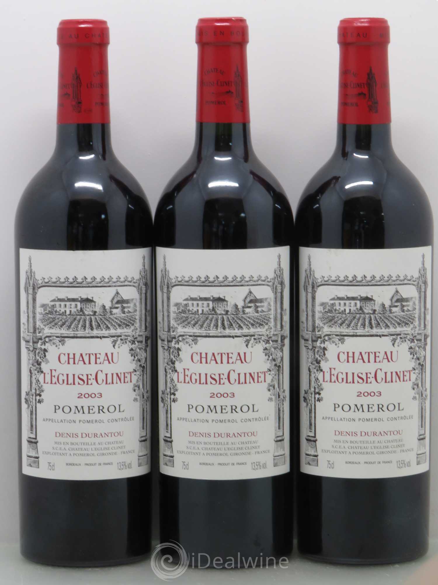 Château l' Église Clinet 2003 - Lot de 6 bouteilles - 2