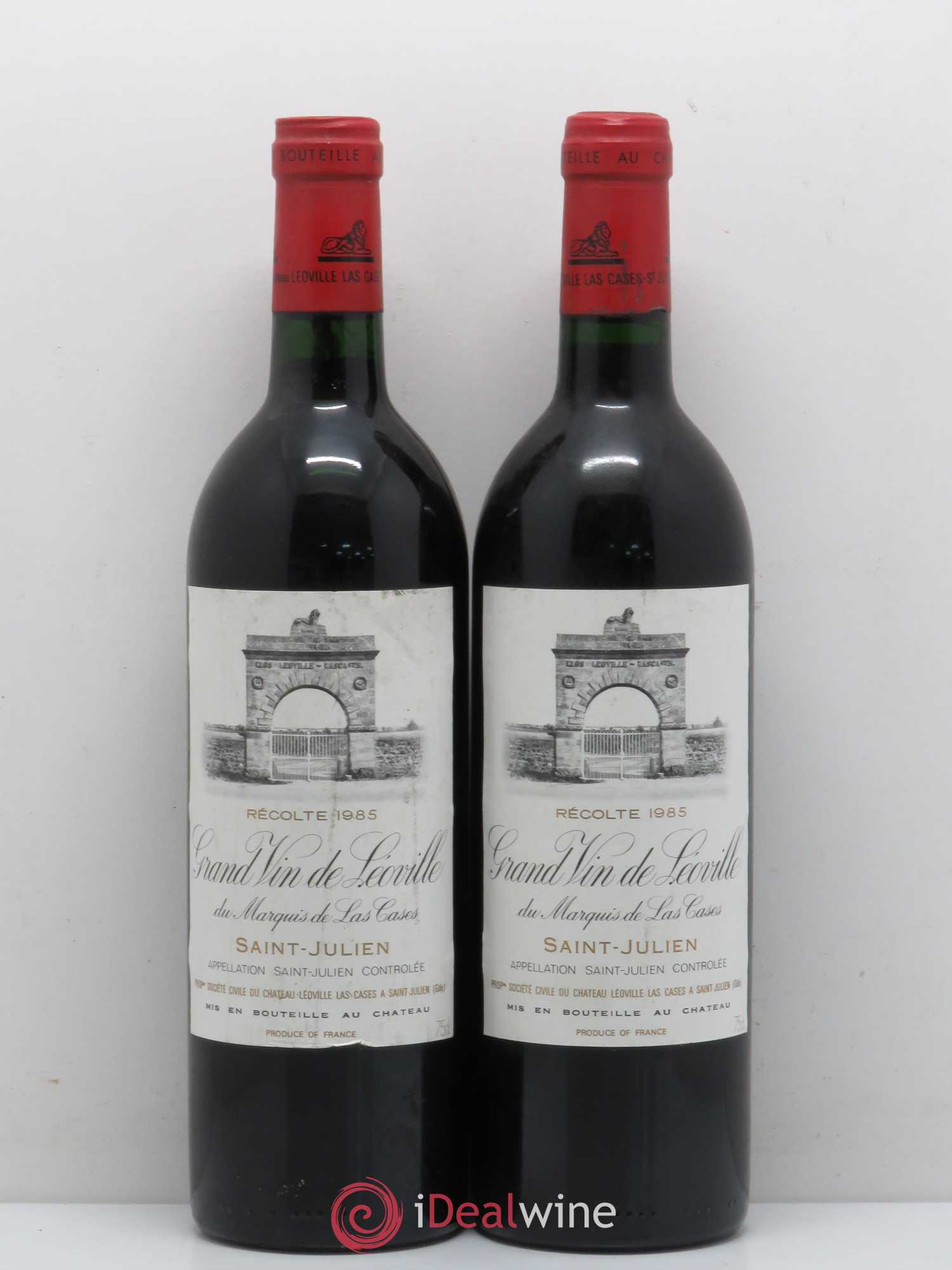 Château Léoville Las Cases 2ème Grand Cru Classé 1985 - Lot de 2 bouteilles - 0