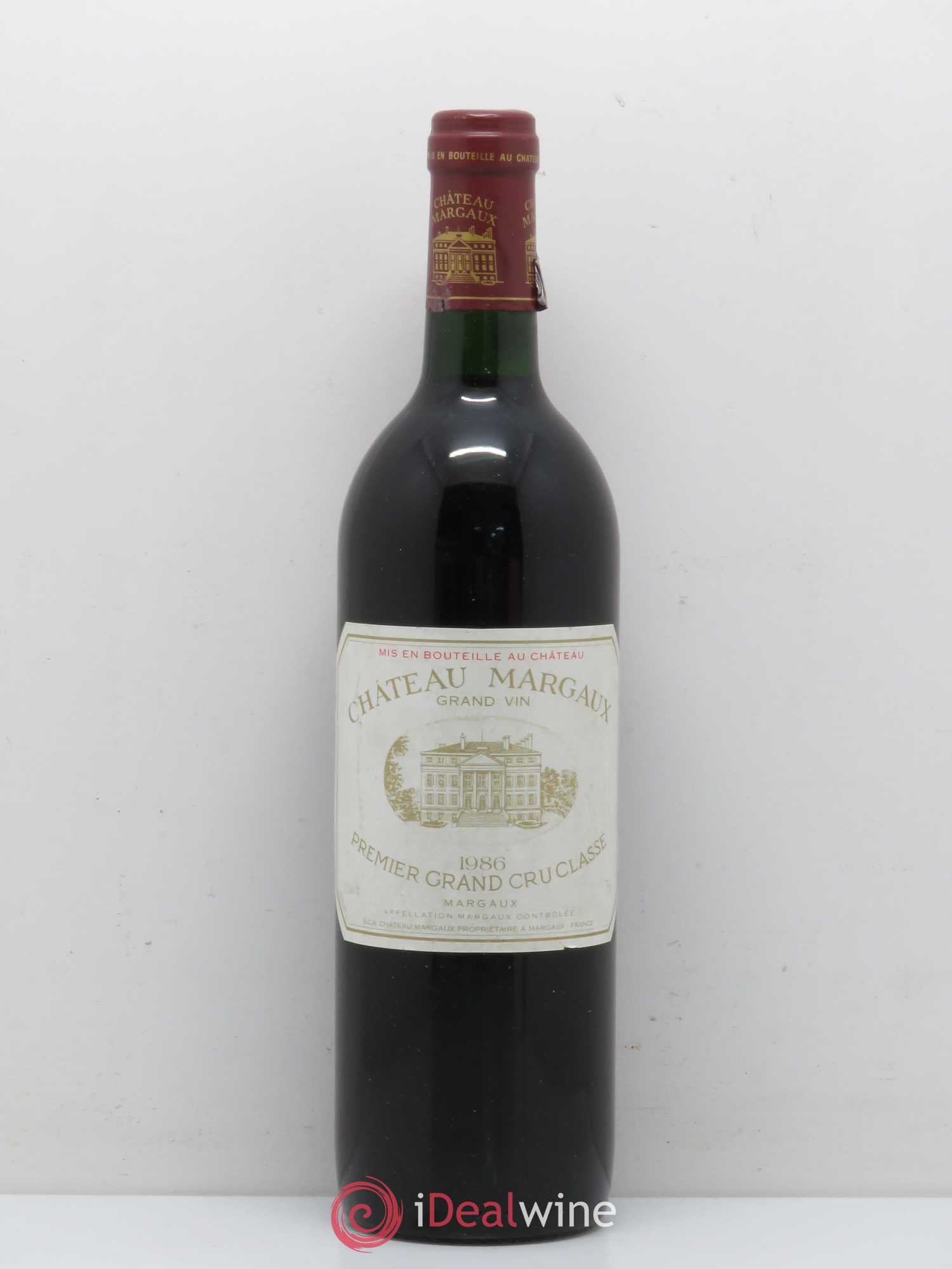 Château Margaux 1er Grand Cru Classé 1986 - Lot de 1 bouteille - 0