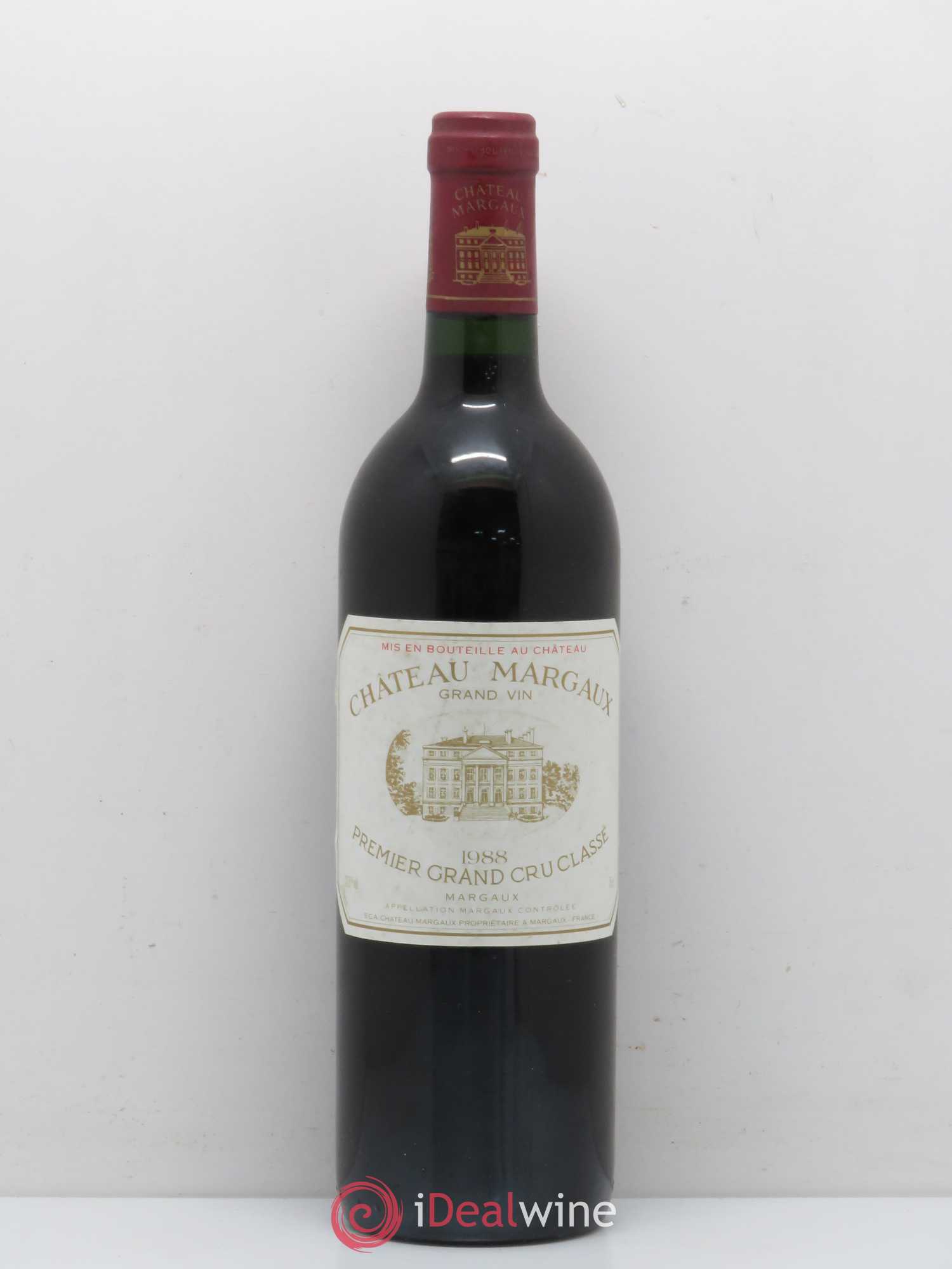 Château Margaux 1er Grand Cru Classé 1988 - Lot de 1 bouteille - 0