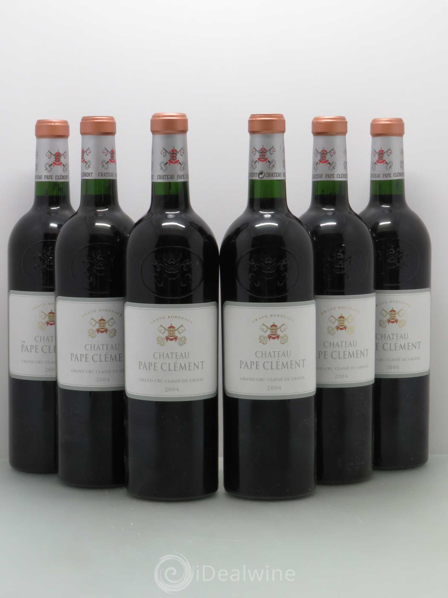 Château Pape Clément Cru Classé de Graves 2004 - Lot de 6 bouteilles - 0