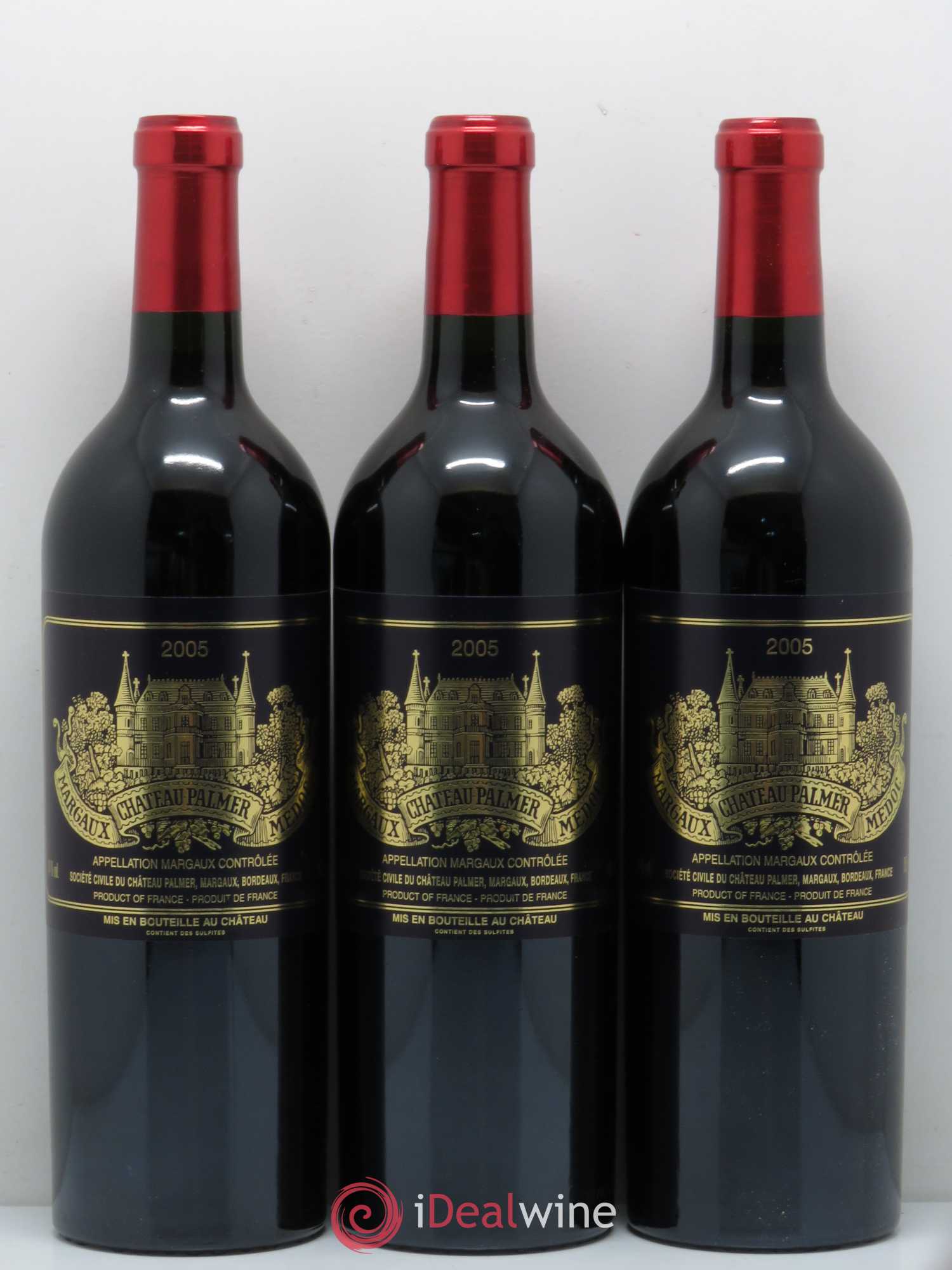 Château Palmer 3ème Grand Cru Classé 2005 - Lot de 12 bouteilles - 1