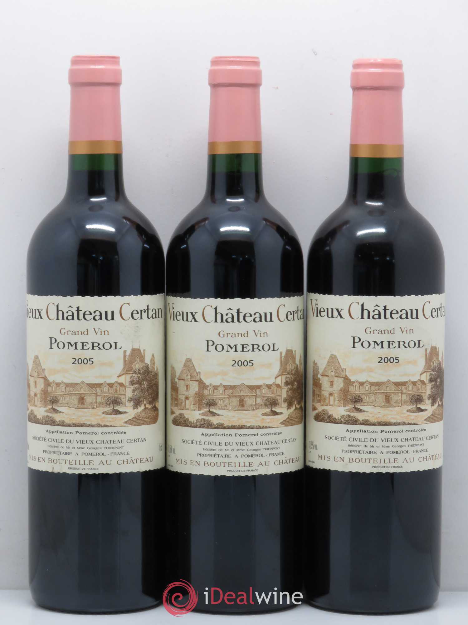 Vieux Château Certan 2005 - Lot de 3 bouteilles - 0