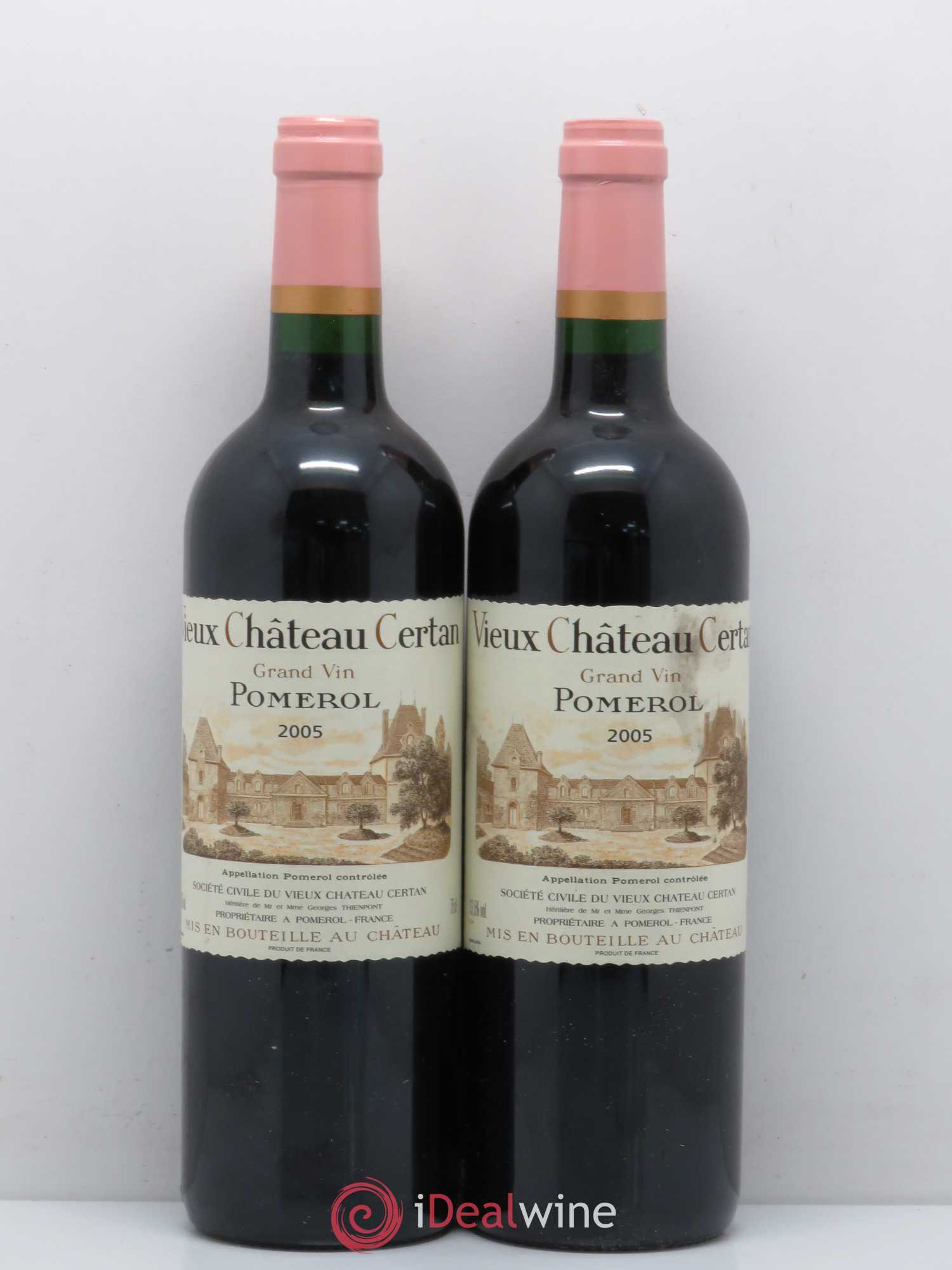 Vieux Château Certan 2005 - Lot de 2 bouteilles - 0