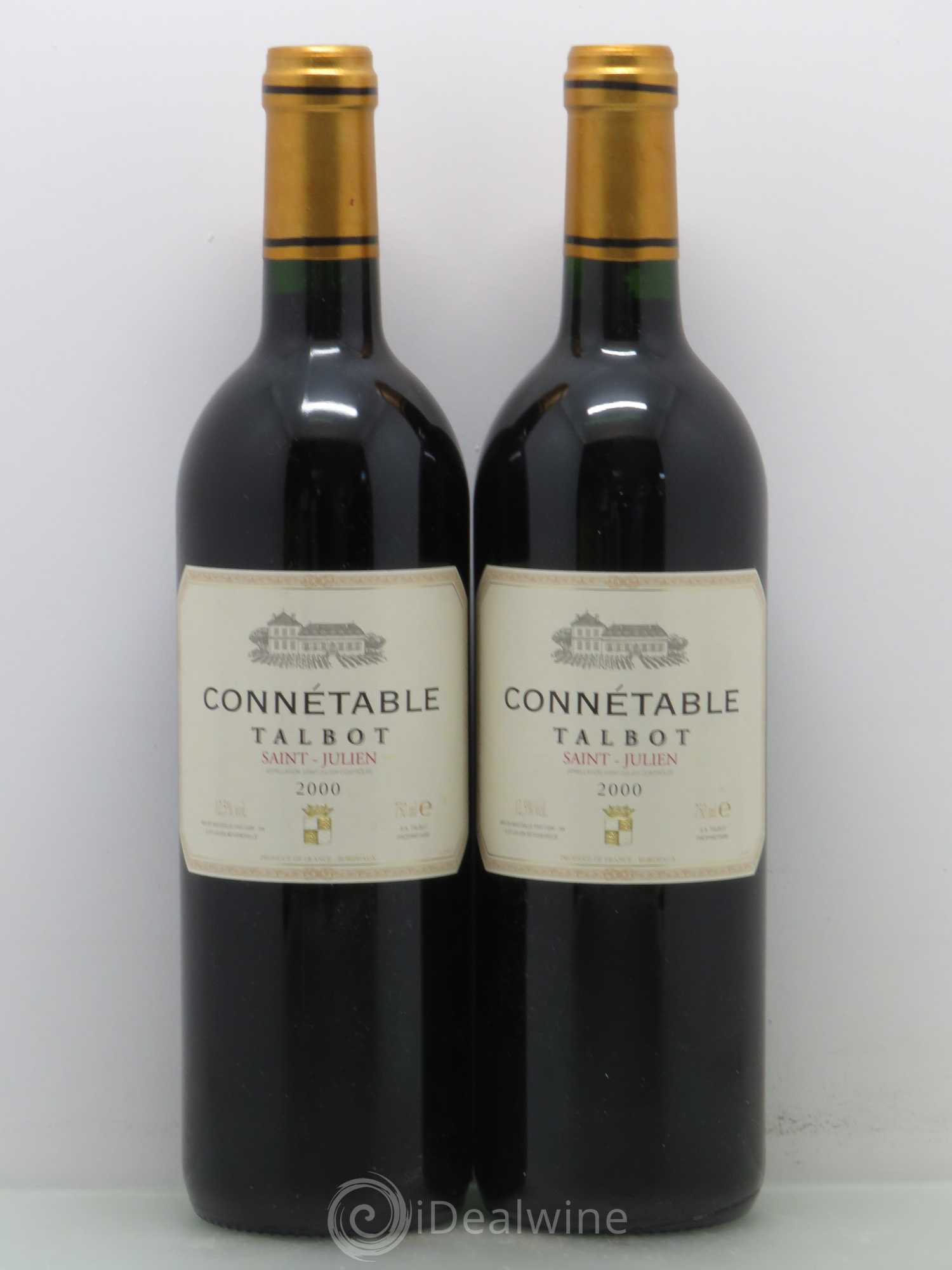 Connétable de Talbot Second Vin 2000 - Lot de 2 bouteilles - 0