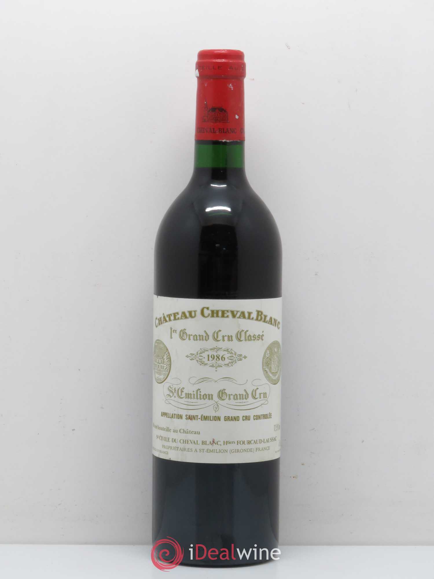 Château Cheval Blanc 1er Grand Cru Classé A 1986 - Lot de 1 bouteille - 0