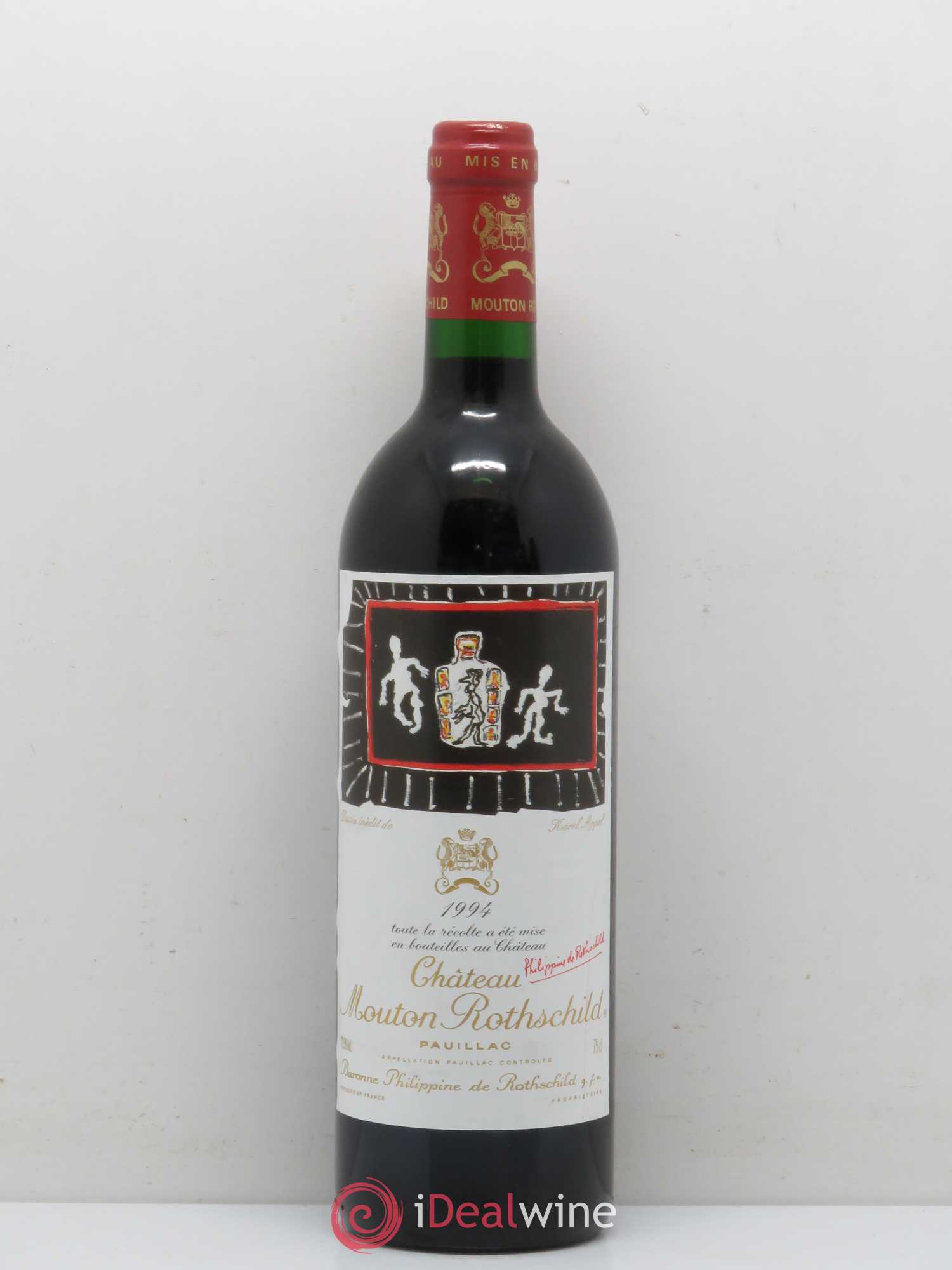 Château Mouton Rothschild 1er Grand Cru Classé 1994 - Lot de 1 bouteille - 0