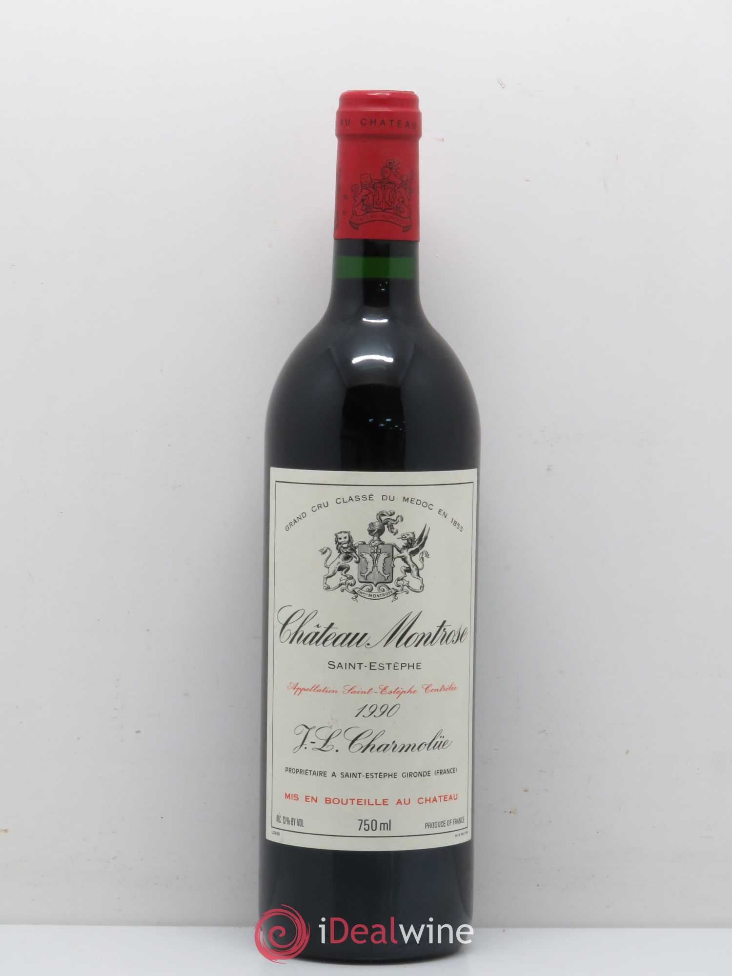 Château Montrose 2ème Grand Cru Classé 1990 - Lot de 1 bouteille - 0