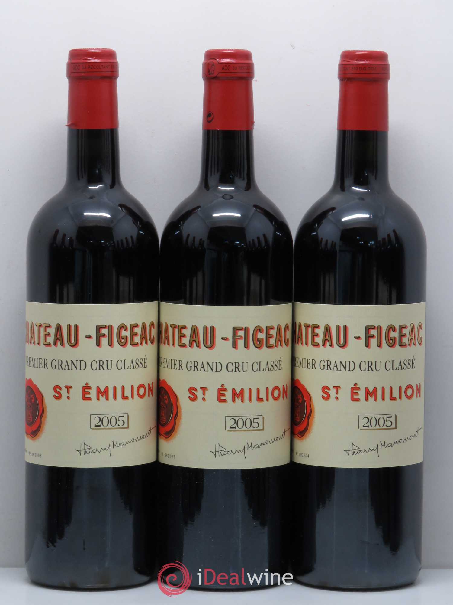 Château Figeac 1er Grand Cru Classé A 2005 - Lot de 12 bouteilles - 1