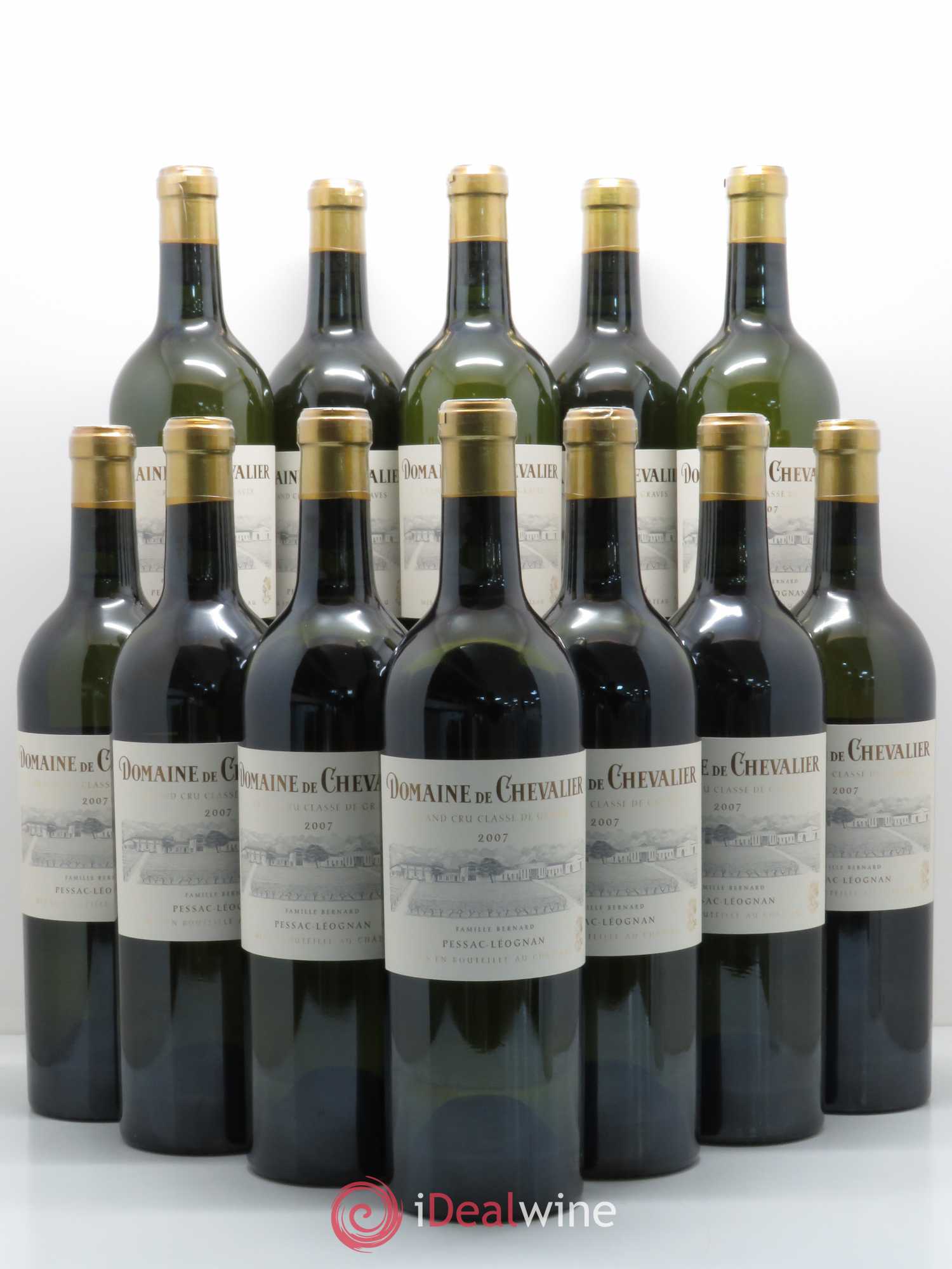 Domaine de Chevalier Cru Classé de Graves 2007 - Lot de 12 bouteilles - 0